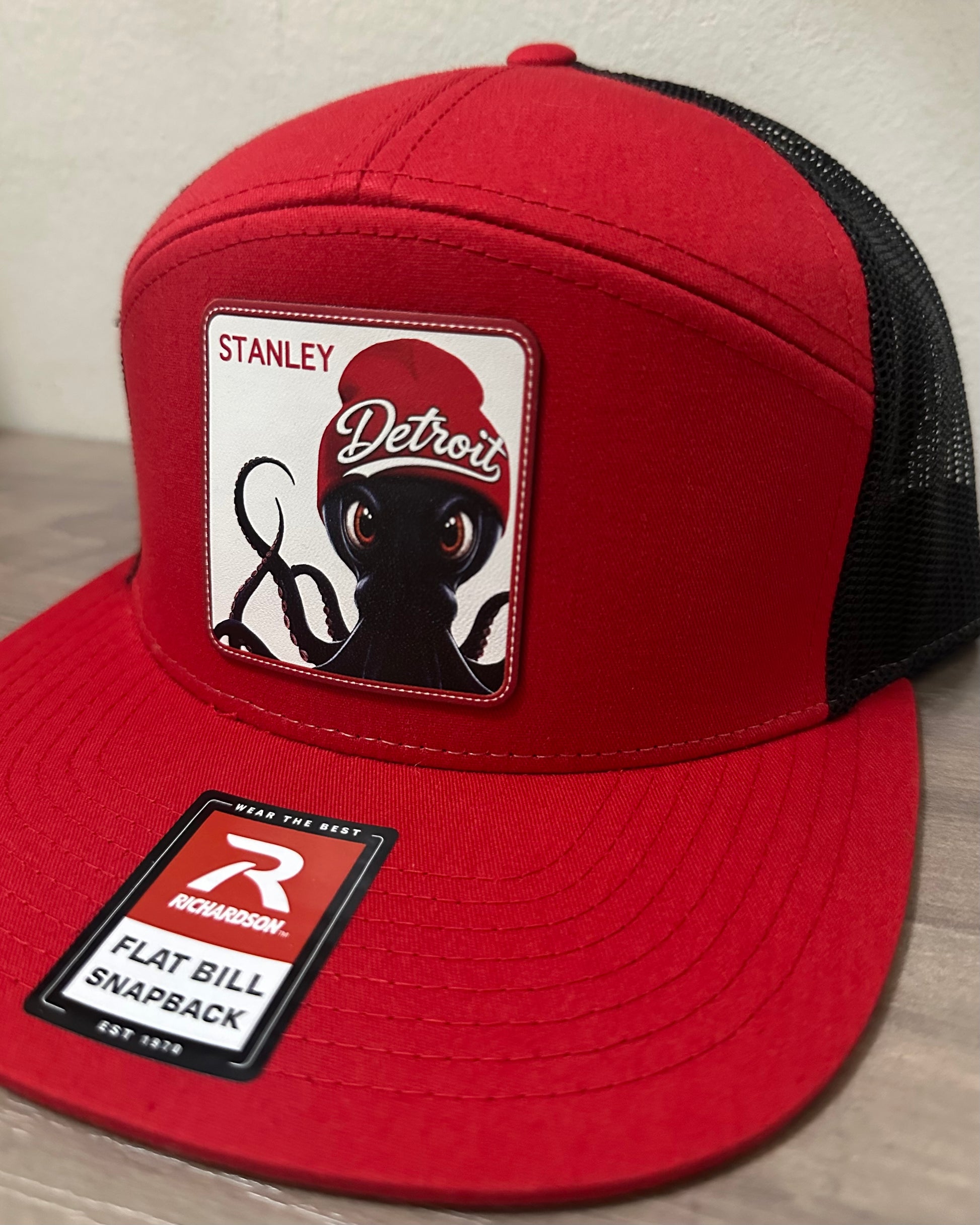 Stanley - The Octopus with Attitude Detroit Hockey - Hat