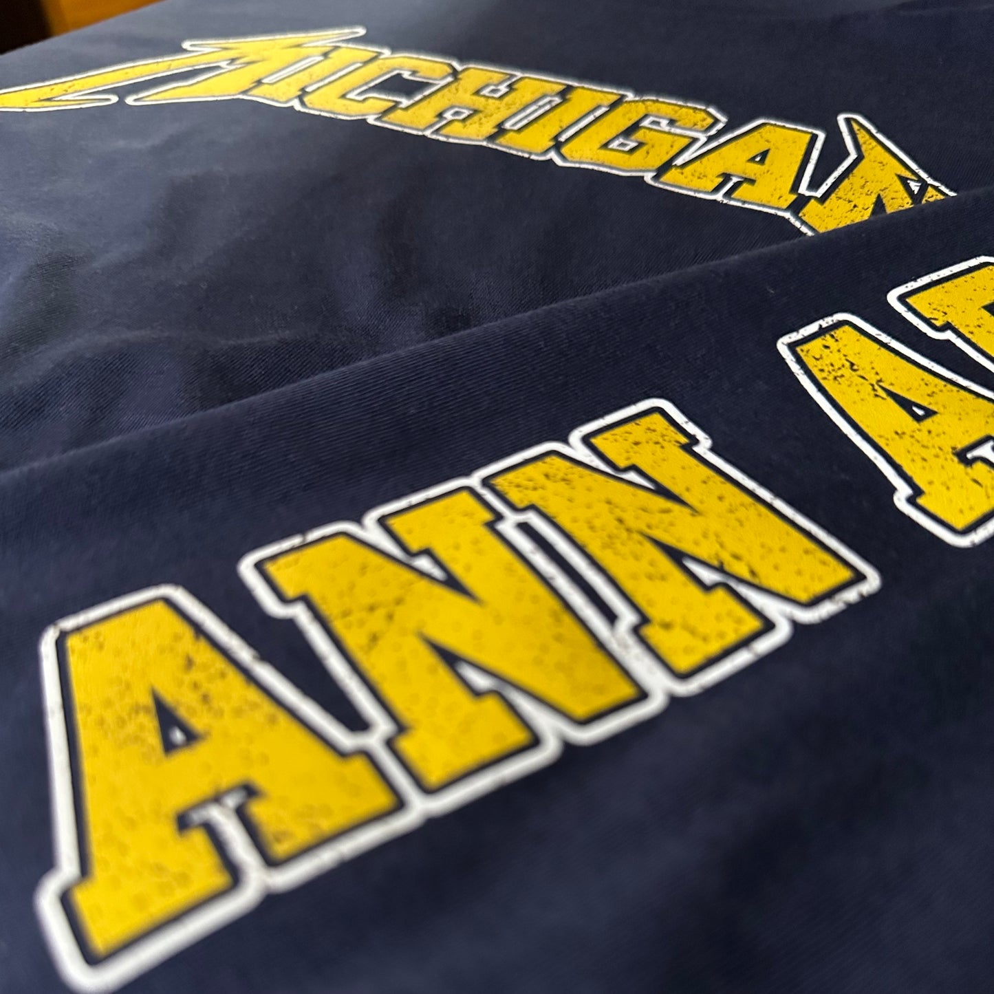 Maize & Blue Ann Arbor Michigan - Navy Long Sleeve Shirt