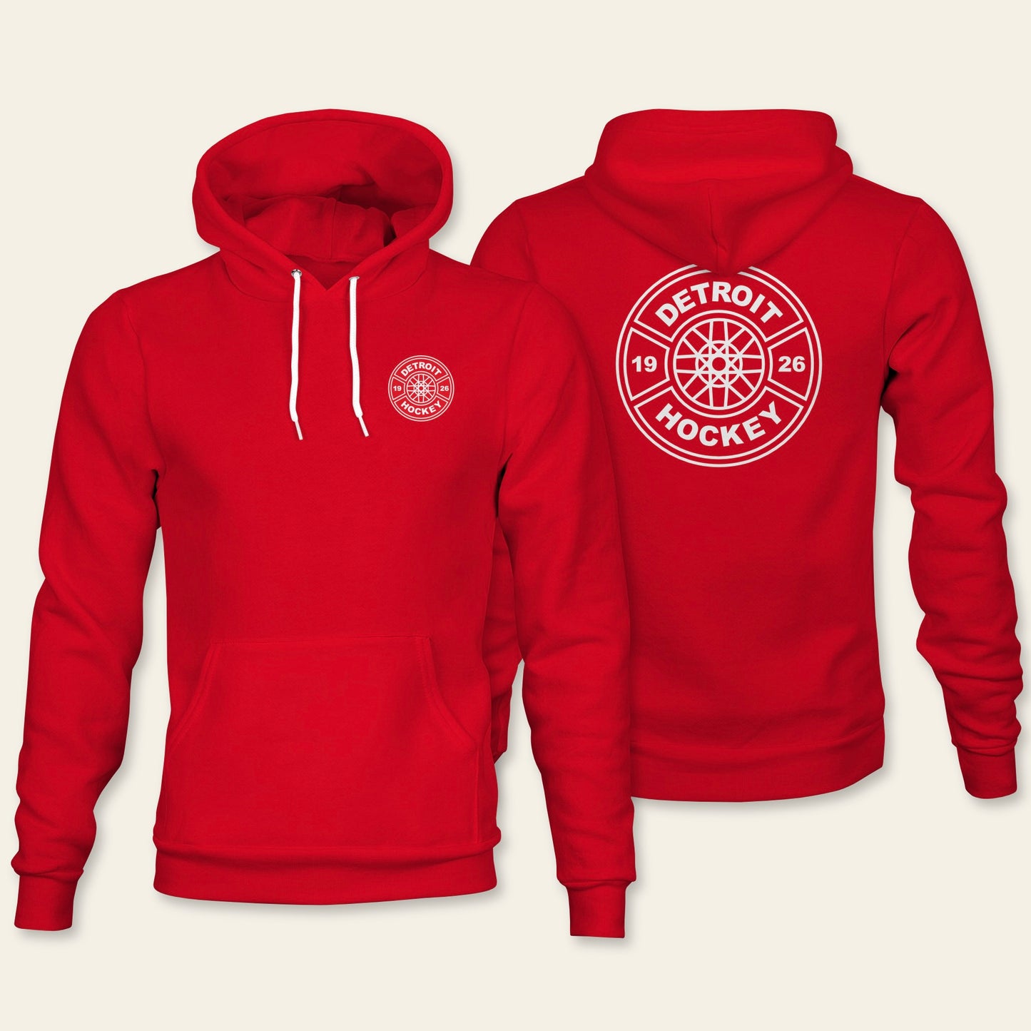 Detroit Hockey Red Hoodie