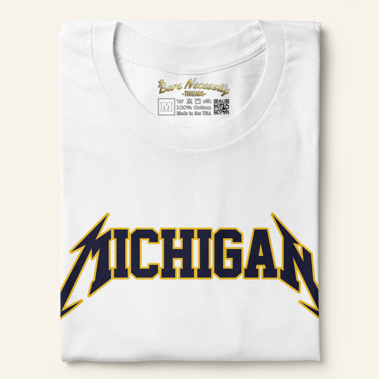 Michigan Short Sleeve - White Shirt