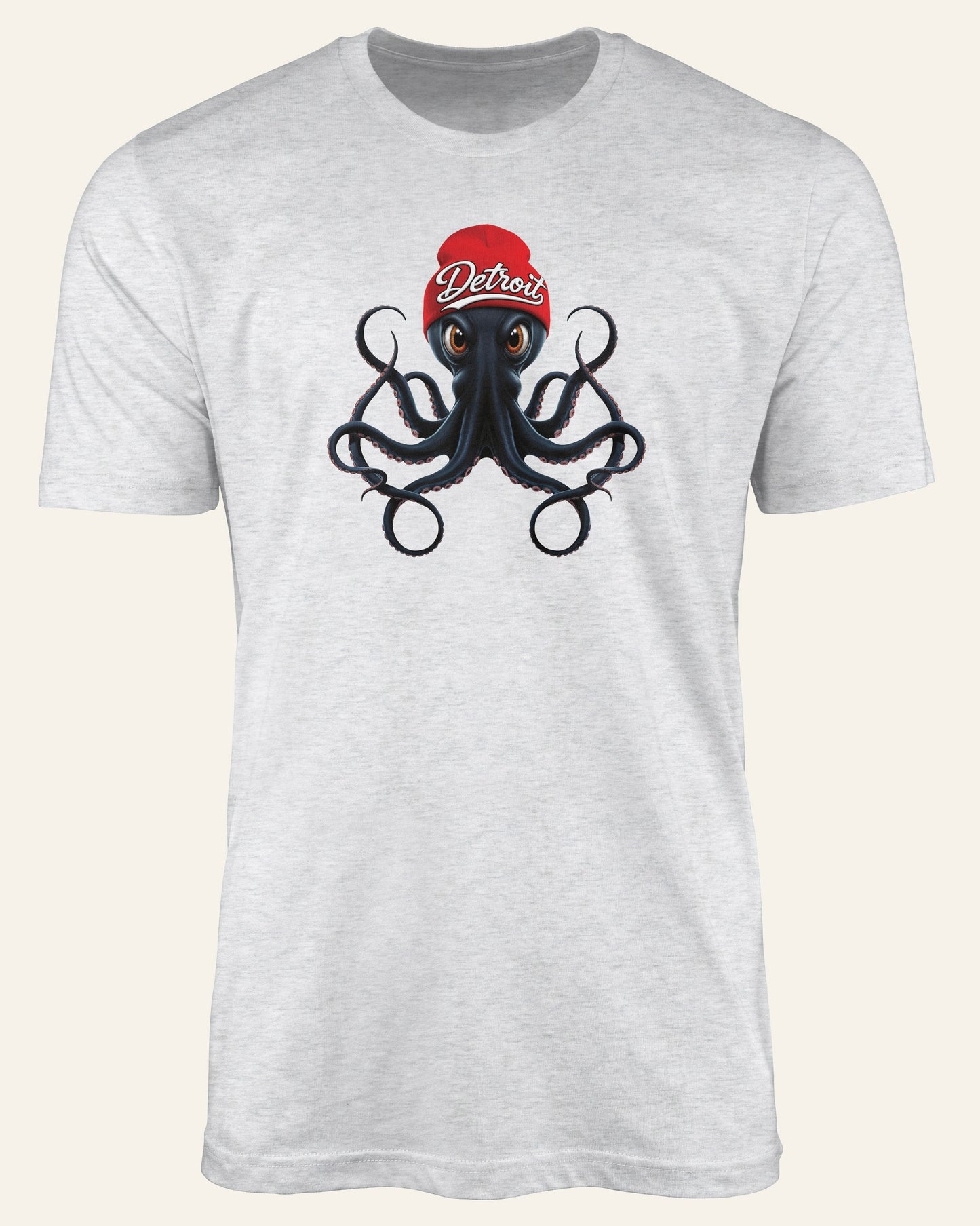 Detroit Octopus with Attitude - T-Shirt