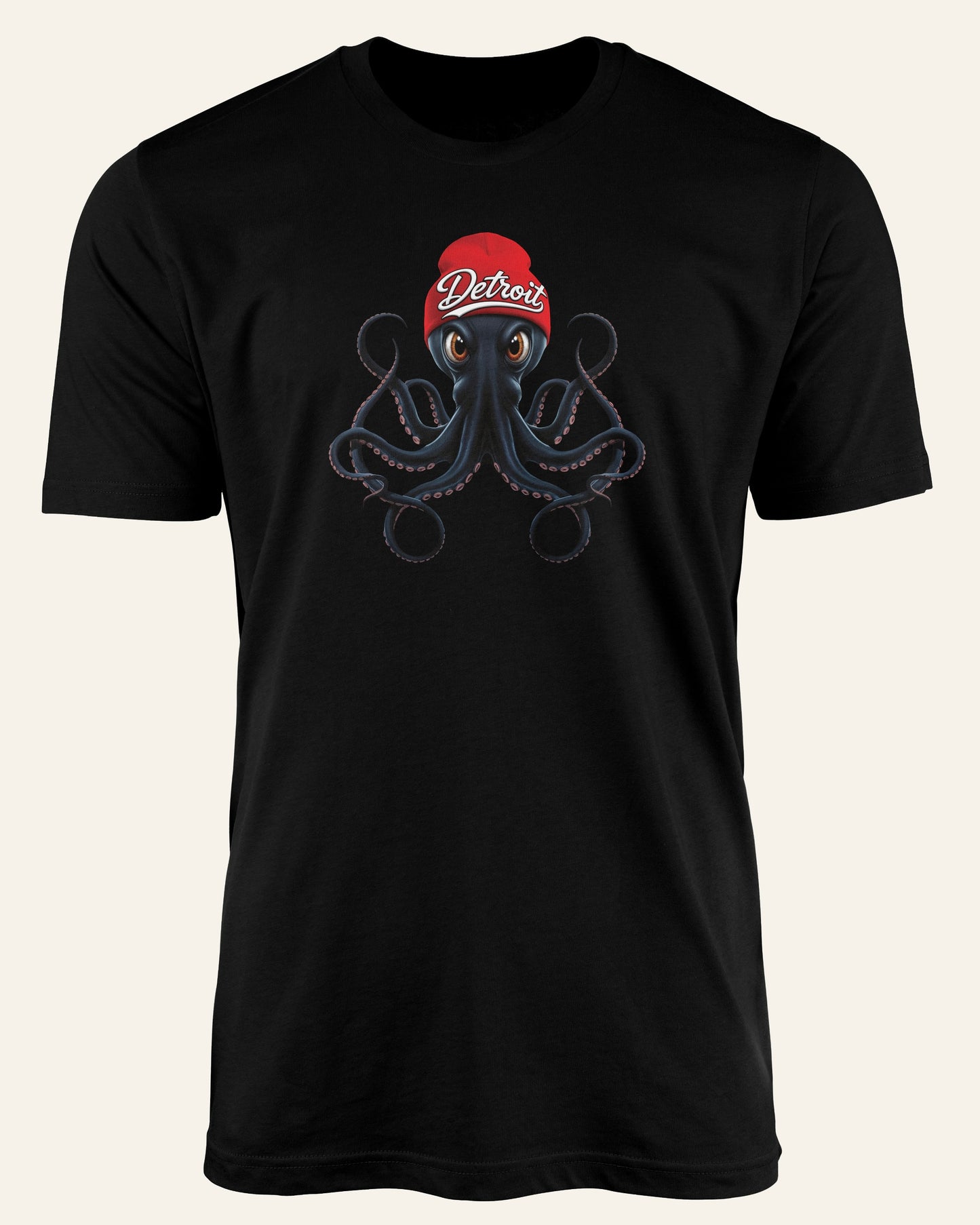 Detroit Octopus with Attitude - T-Shirt