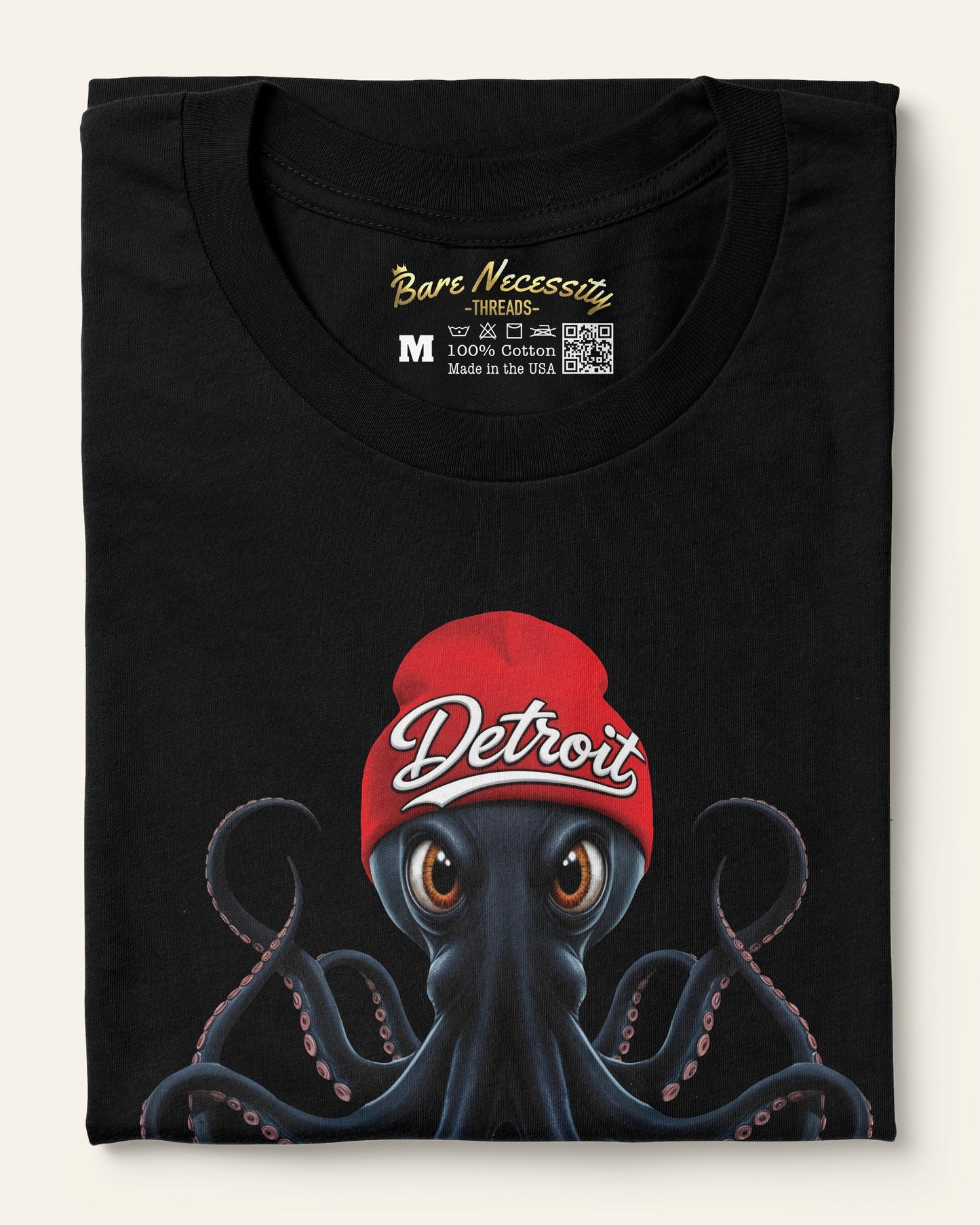 Detroit Octopus with Attitude - T-Shirt