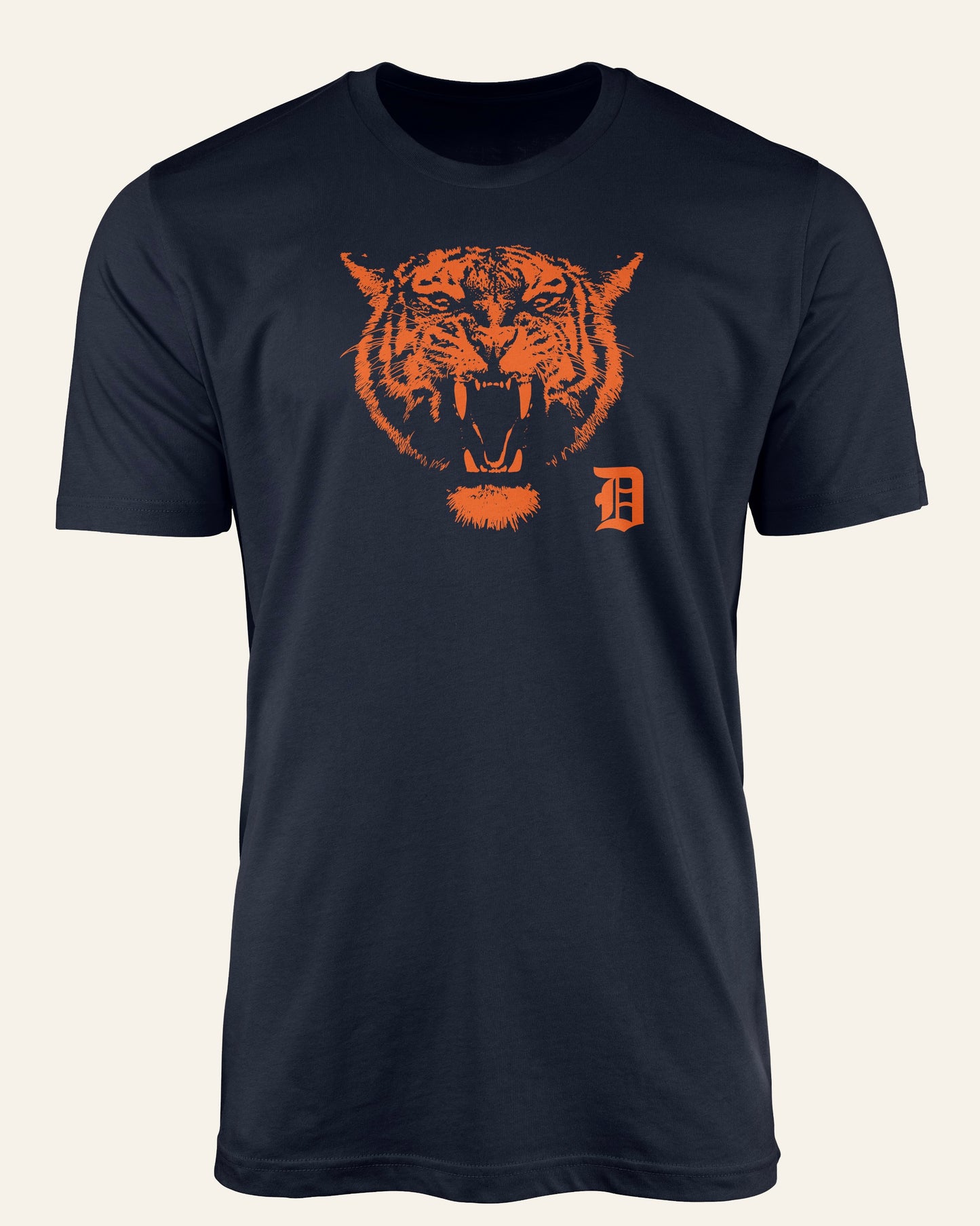 Orange Tiger Baseball T-Shirt