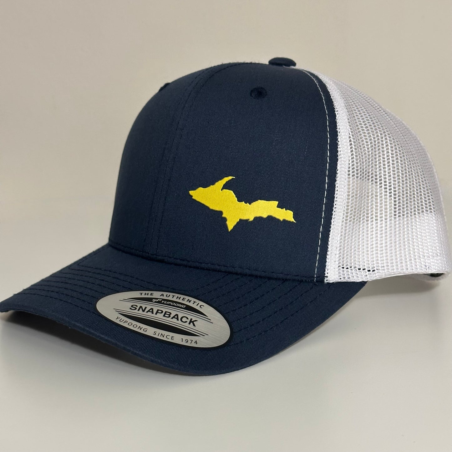 Michigan U.P. "Maize and Blue" Trucker Hat