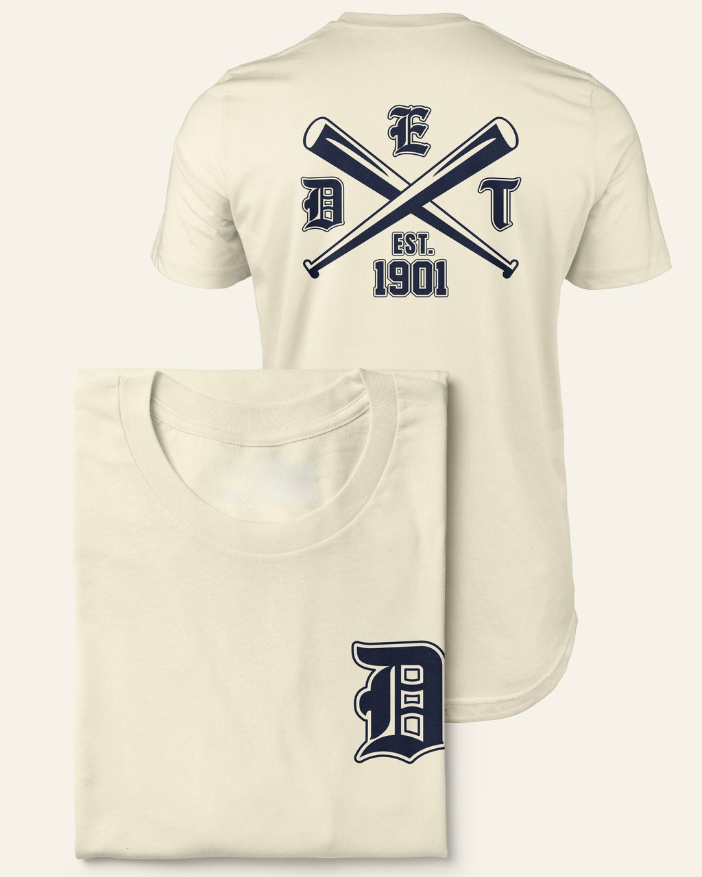 DET 1901 T-Shirt - Natural