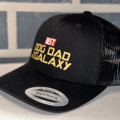 Best Dog Dad in the Galaxy Trucker Hat
