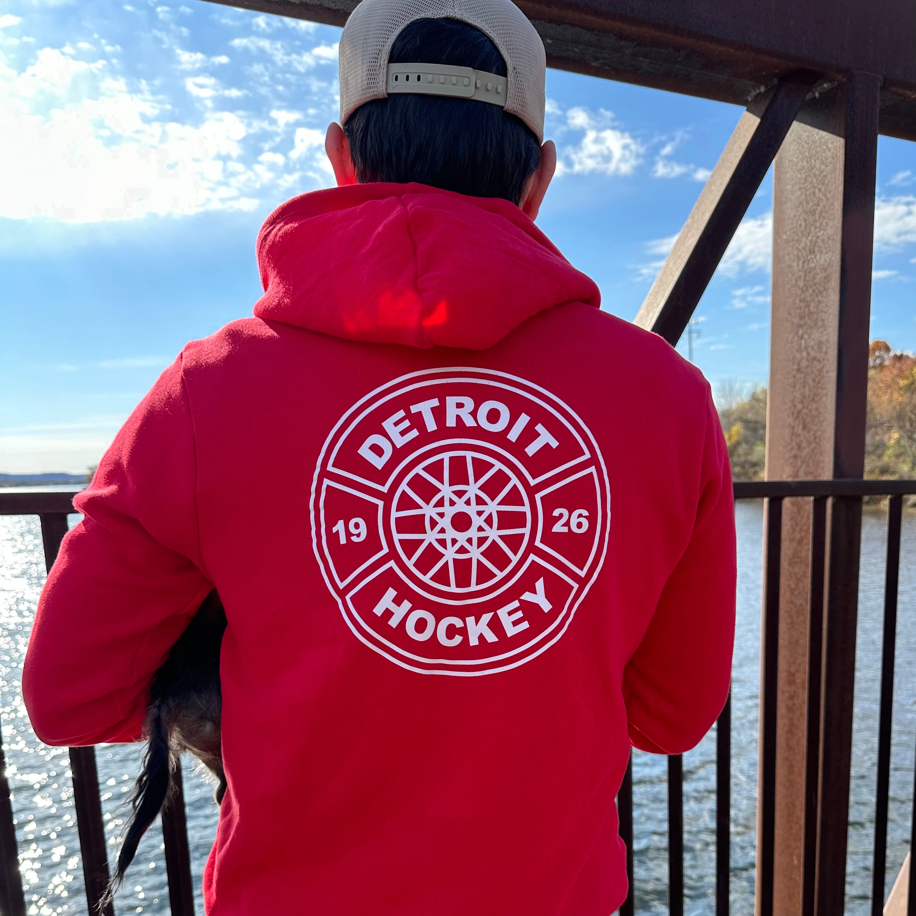 Detroit Hockey Red Hoodie