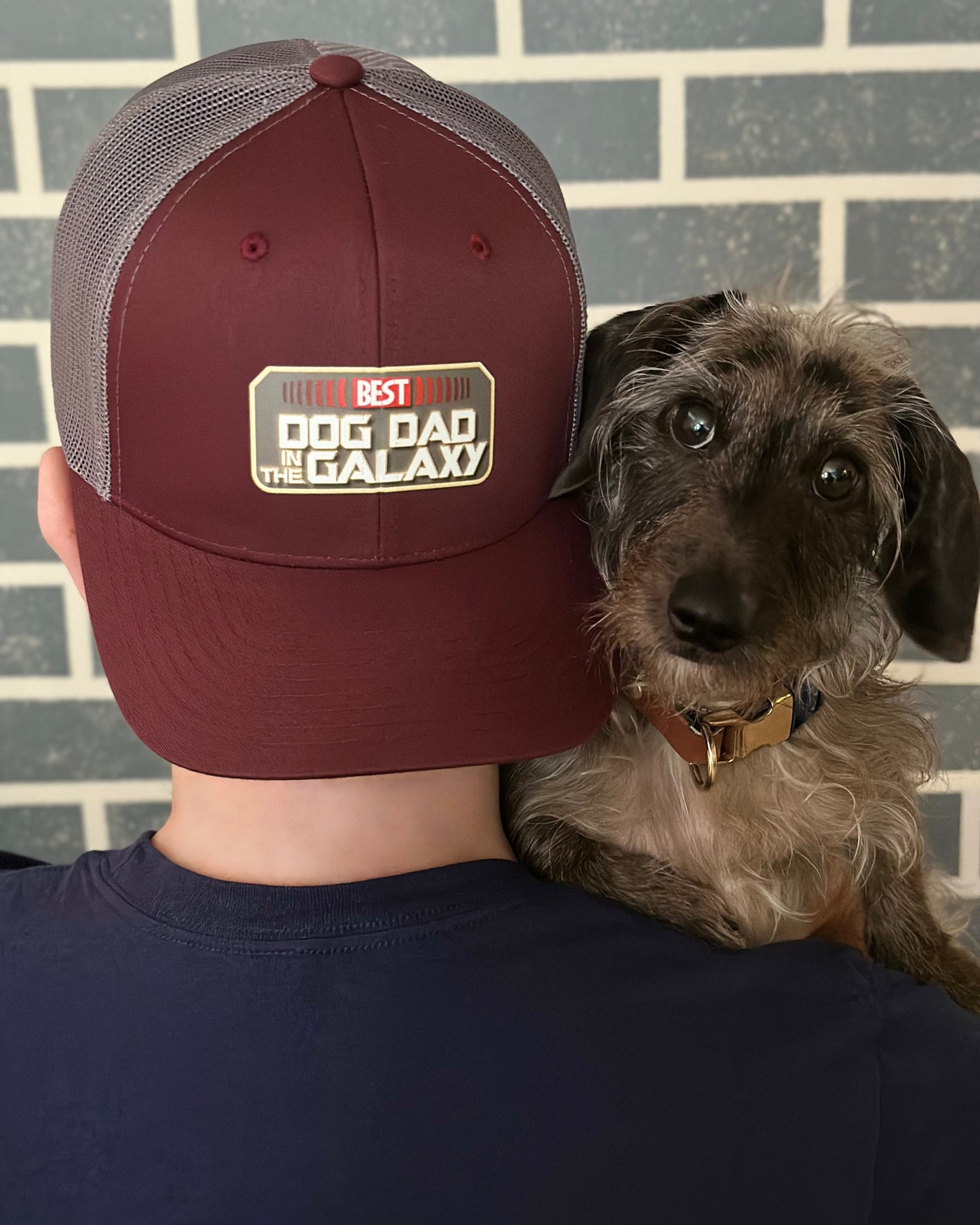 Best Dog Dad in the Galaxy Trucker Hat