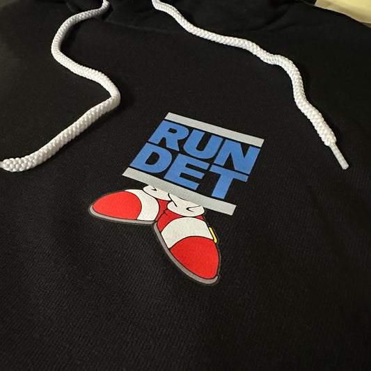 RUN DET Sonic Shoes - Black Hoodie