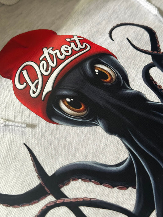 Detroit Hockey "Octopus with Attitude" Fleece Hoodie
