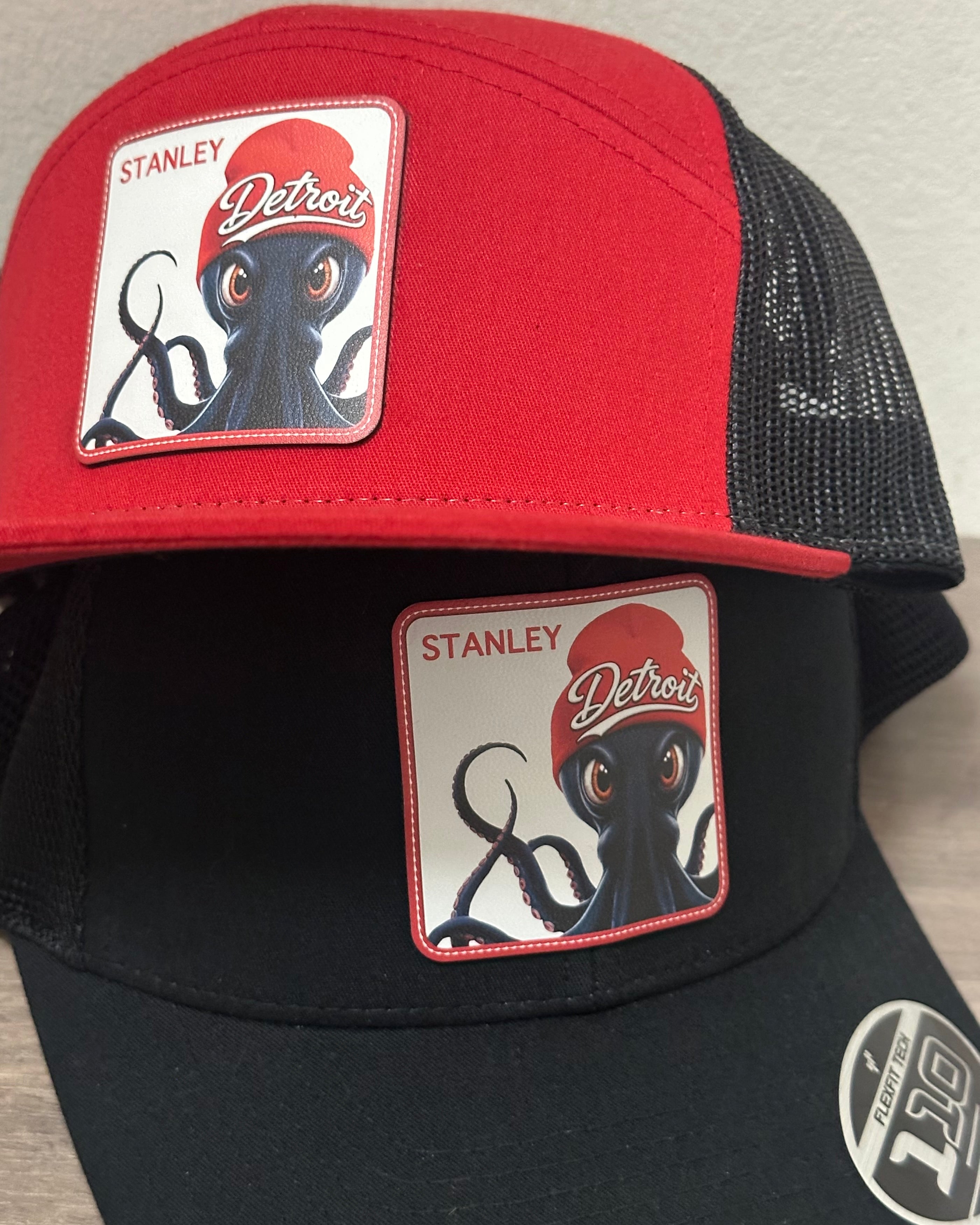 Stanley - The Octopus with Attitude Detroit Hockey - Richardson Red Hat
