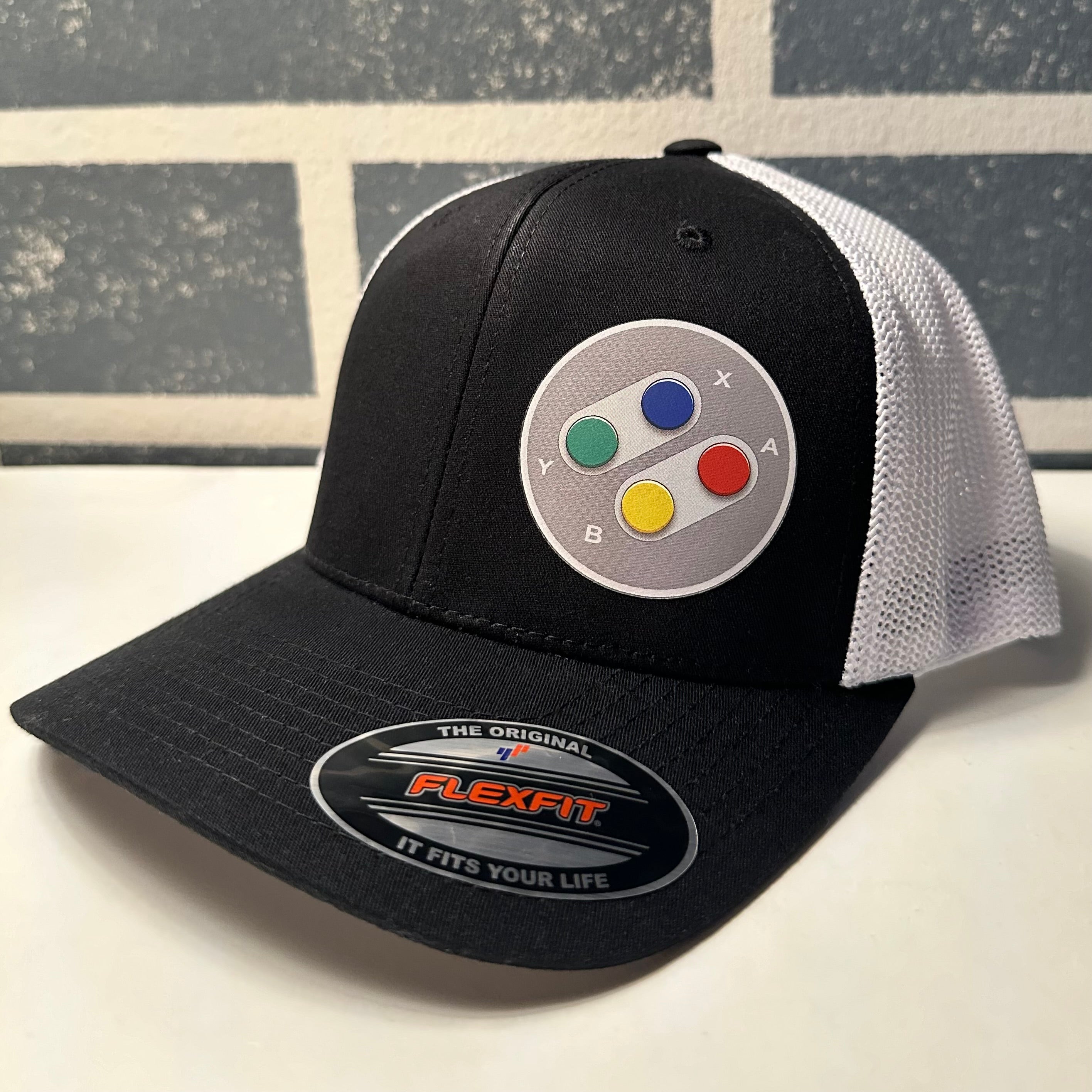 Flexfit Super Famicom trucker hat 