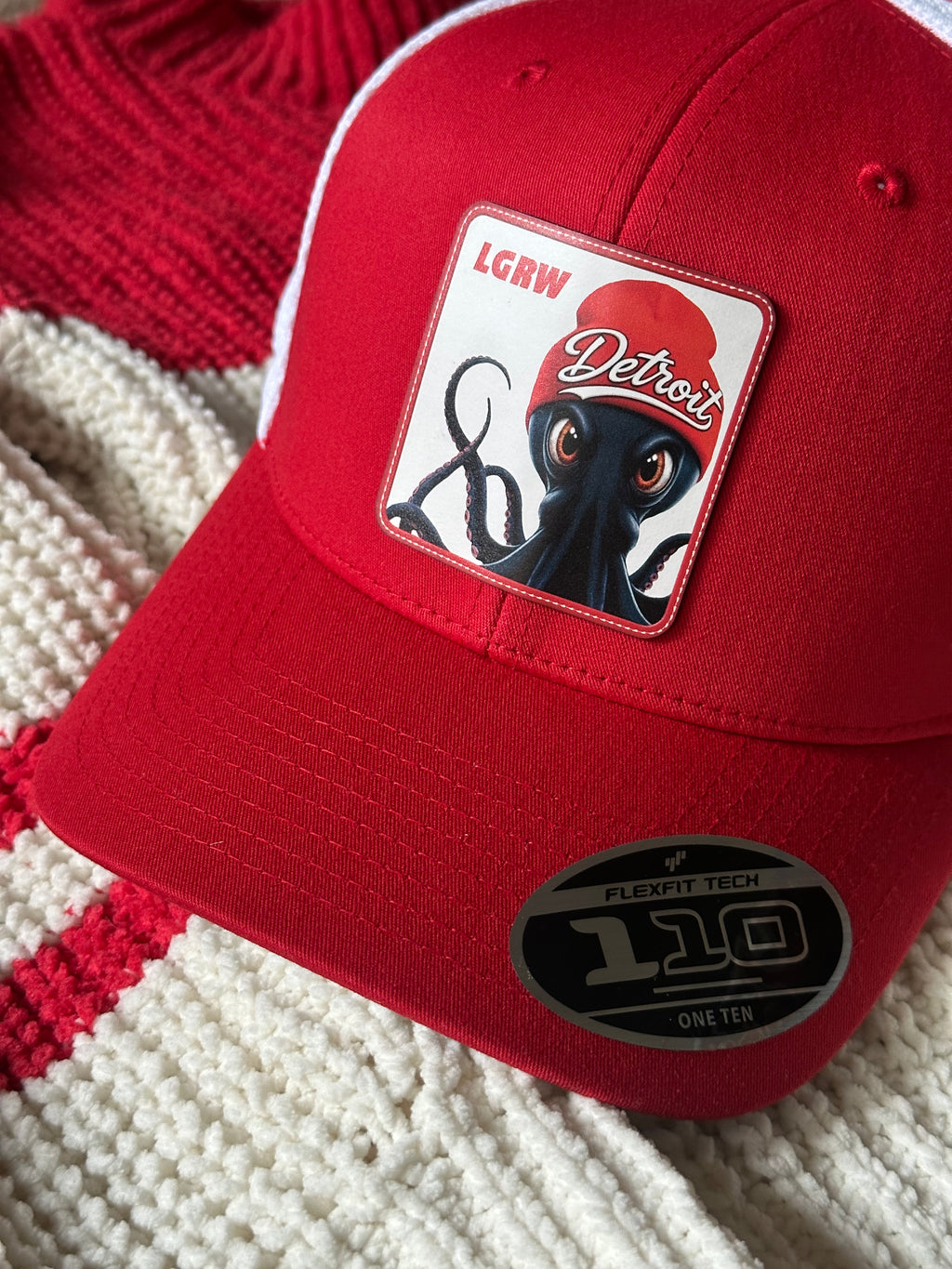 LGRW - Stanley The Octopus with Attitude - Flexfit Hat