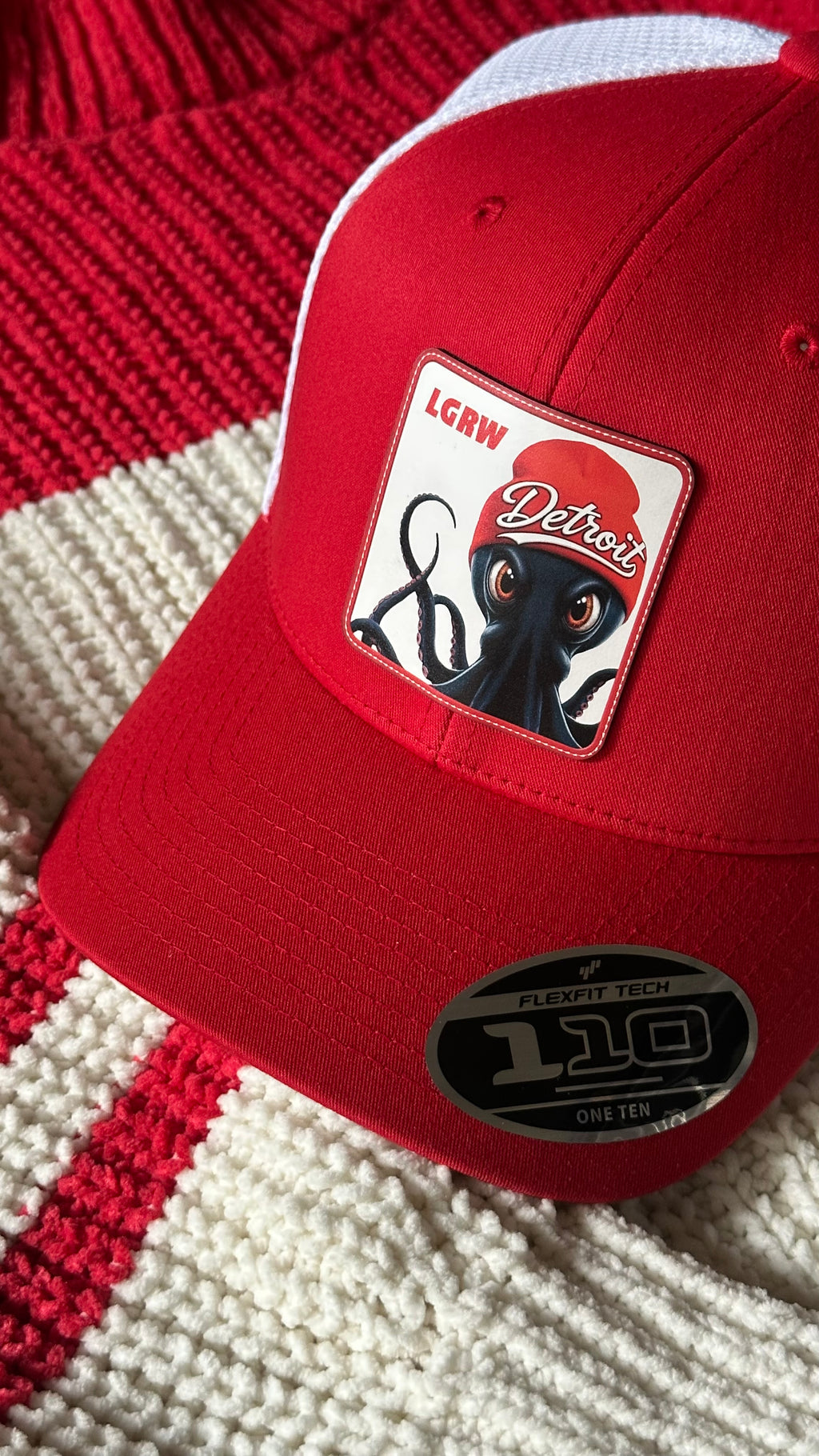 LGRW - Stanley The Octopus with Attitude - Flexfit Hat