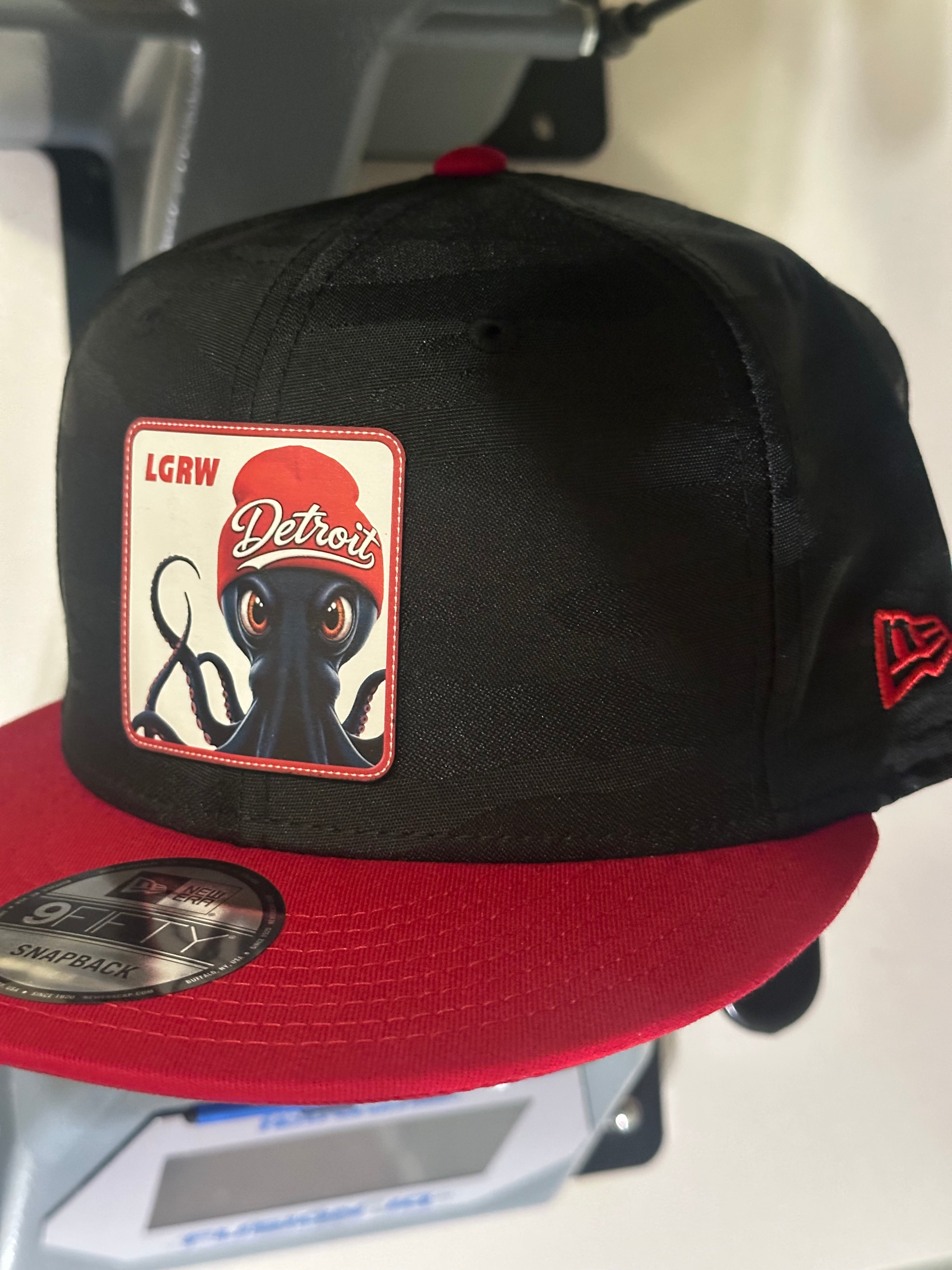 LTD. LGRW - Stanley The Octopus with Attitude - Black Camo Hat