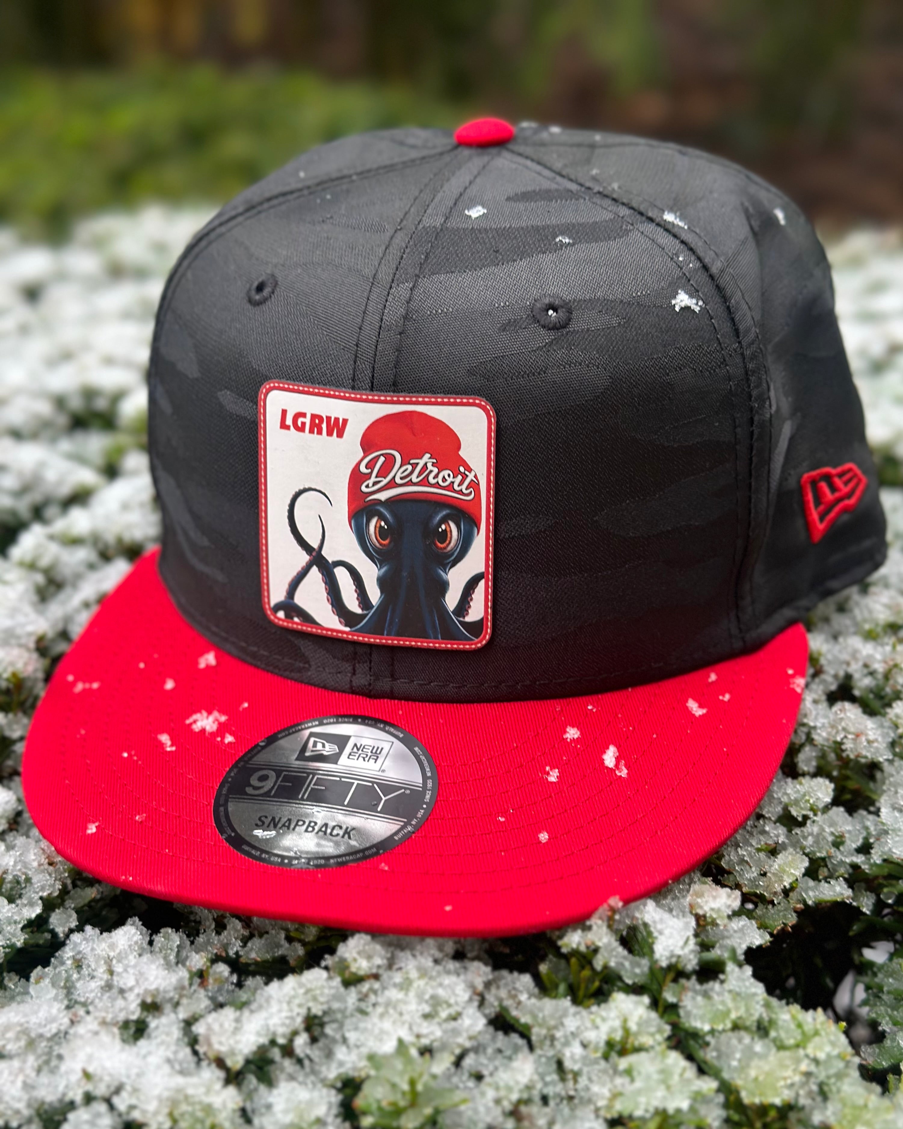 LTD. LGRW - Stanley The Octopus with Attitude - Black Camo Hat