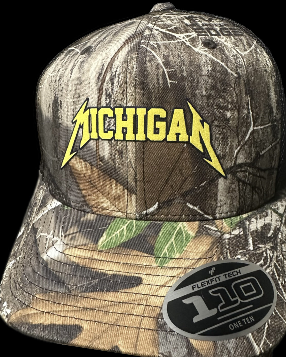 Michigan - Realtree Edge Camo Flexfit 110 Snapback Hat