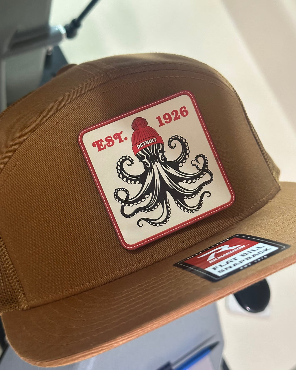 1926 Detroit Hockey Octopus - Richardson Hat