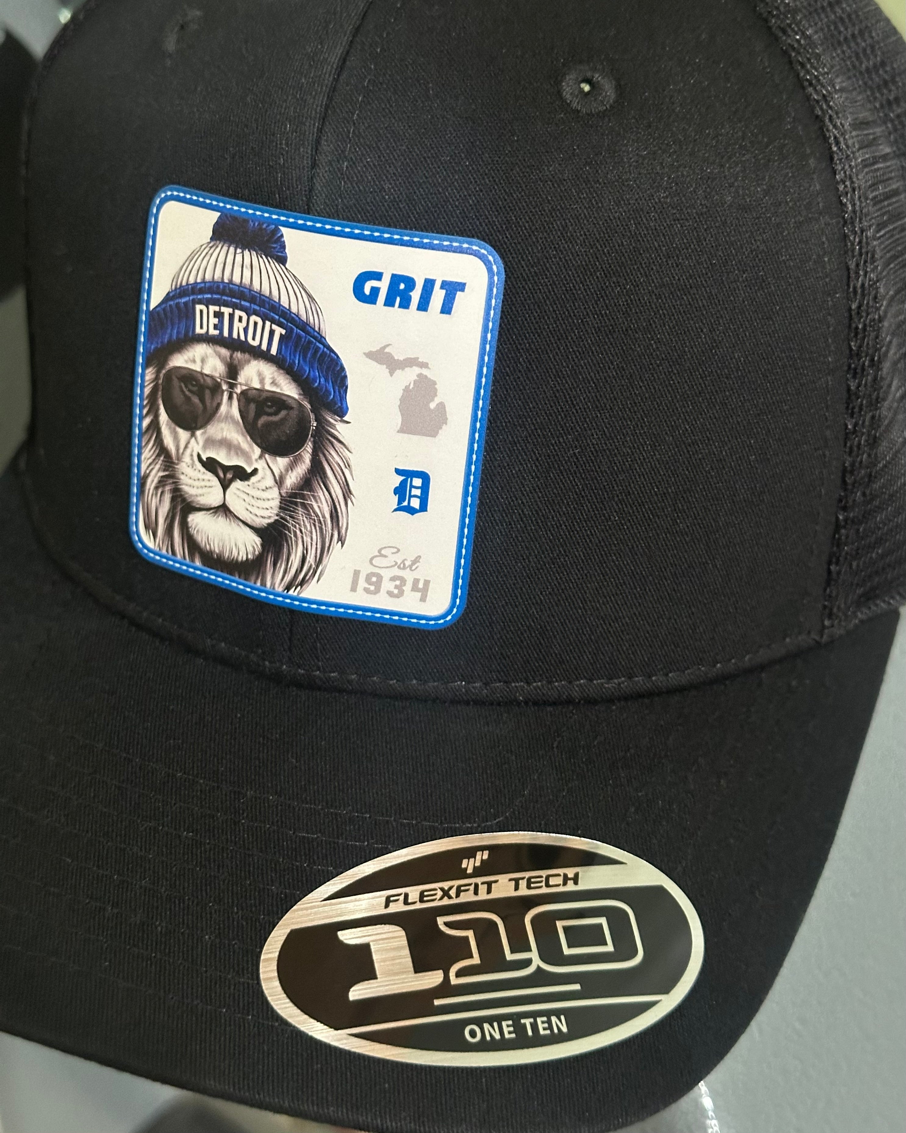 GRIT - Detroit Football - Flexfit Hat