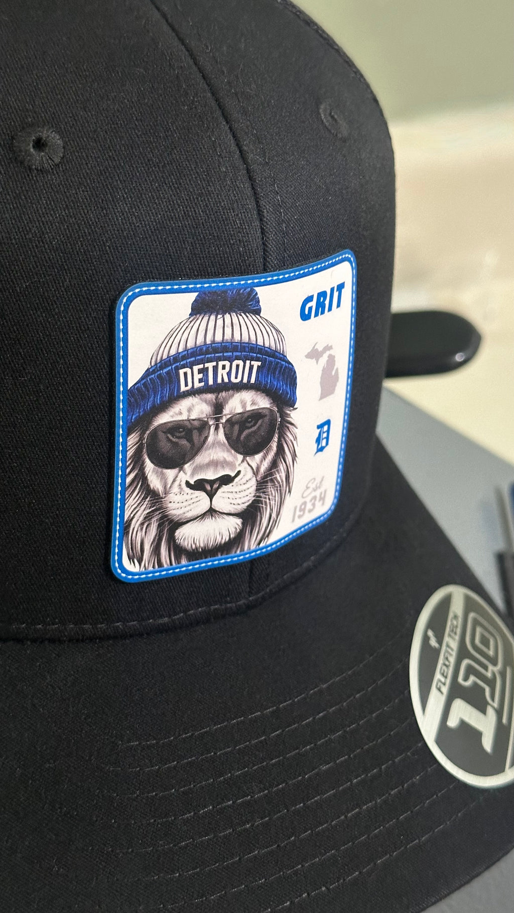GRIT - Detroit Football - Flexfit Hat