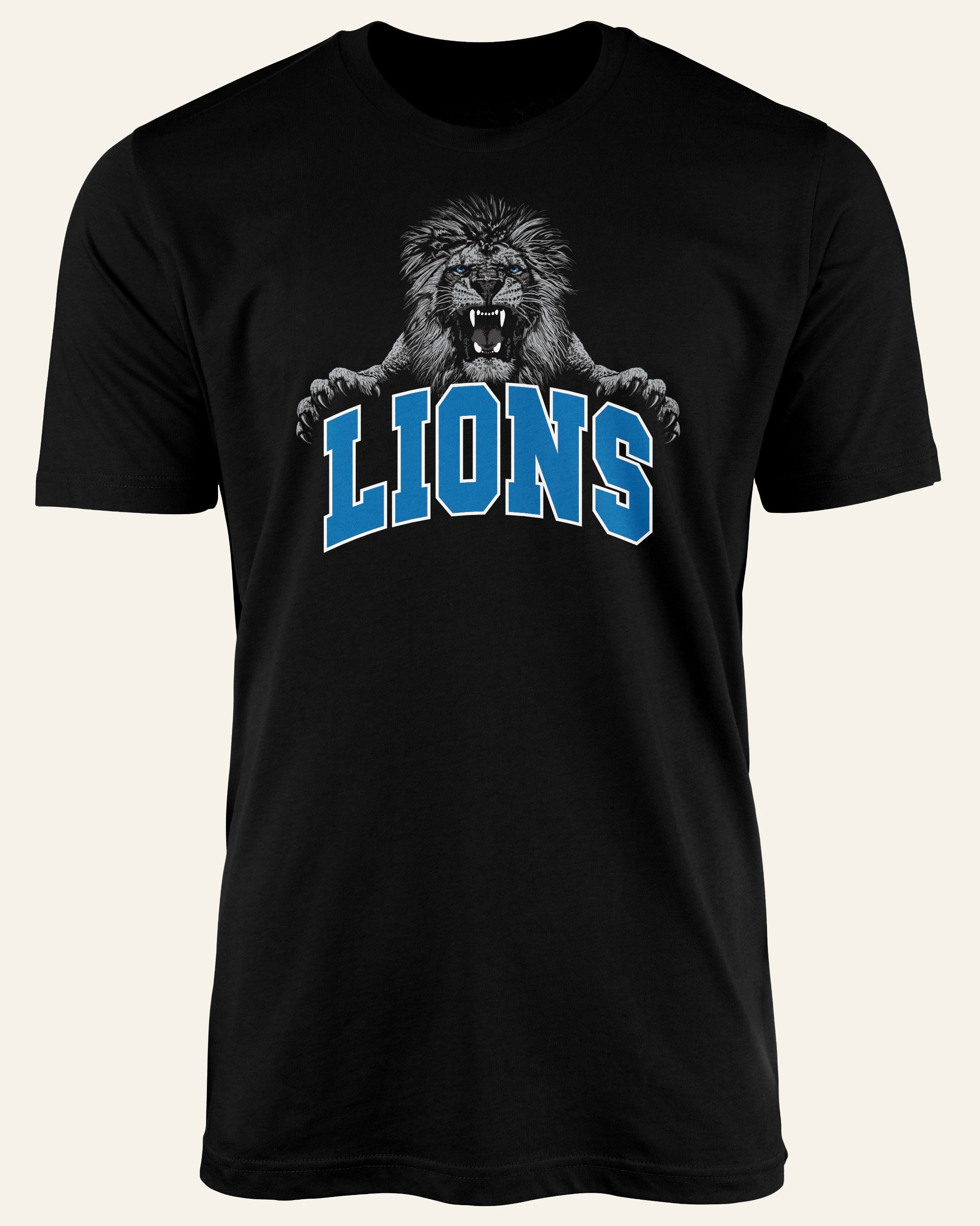 Lions Restore the Roar - Black Short Sleeve T-Shirt