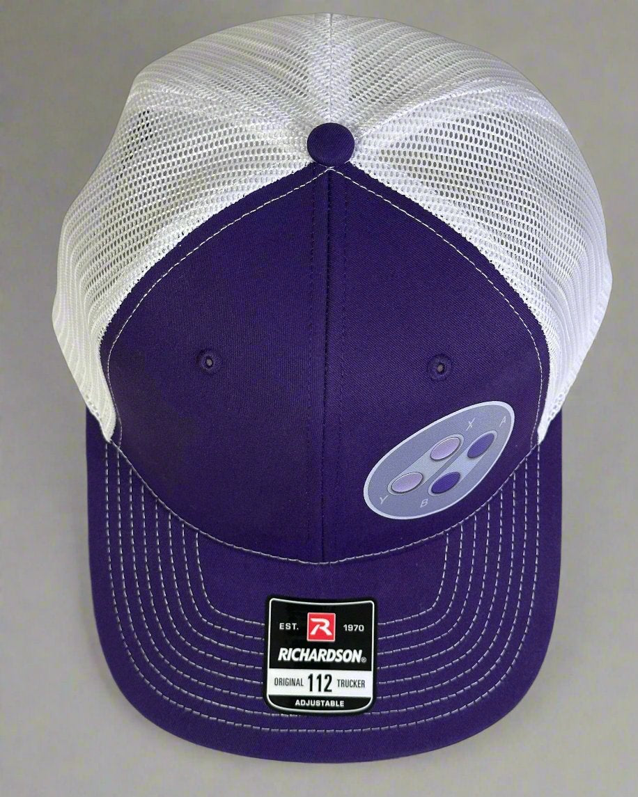 SNES - Richardson 112 Purple and White Snapback Trucker Hat