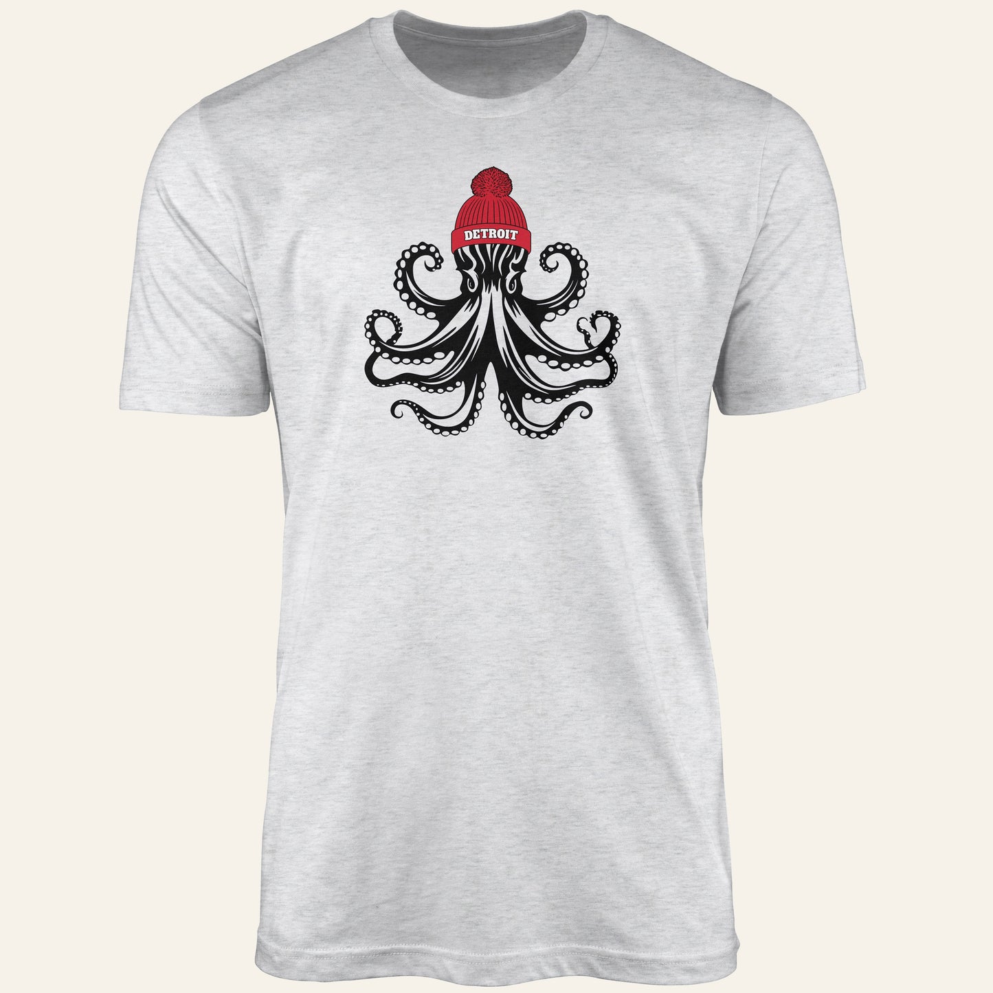 Detroit Hockey Octopus - Ash Shirt