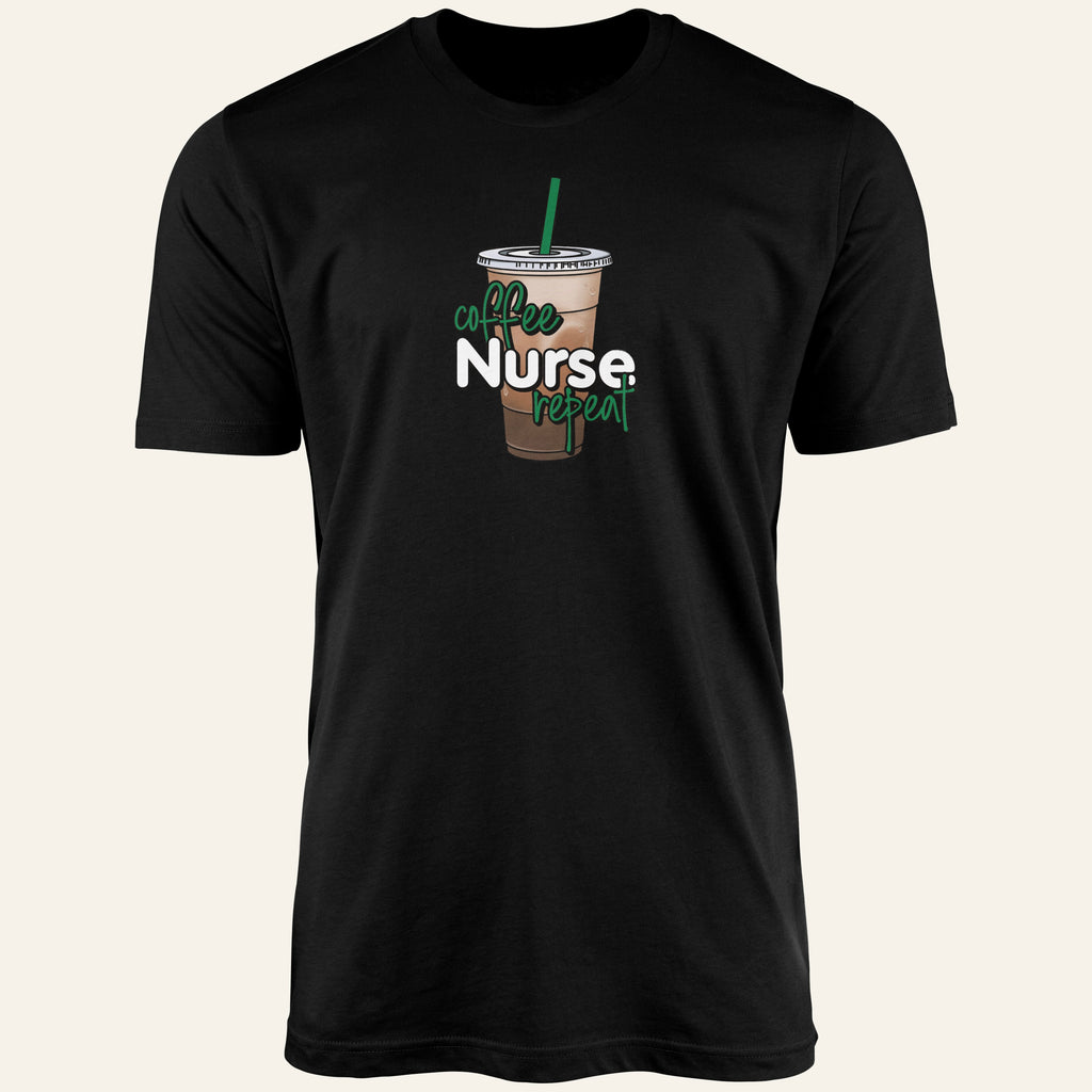 Coffee Nurse Repeat - Short Sleeve Shirt