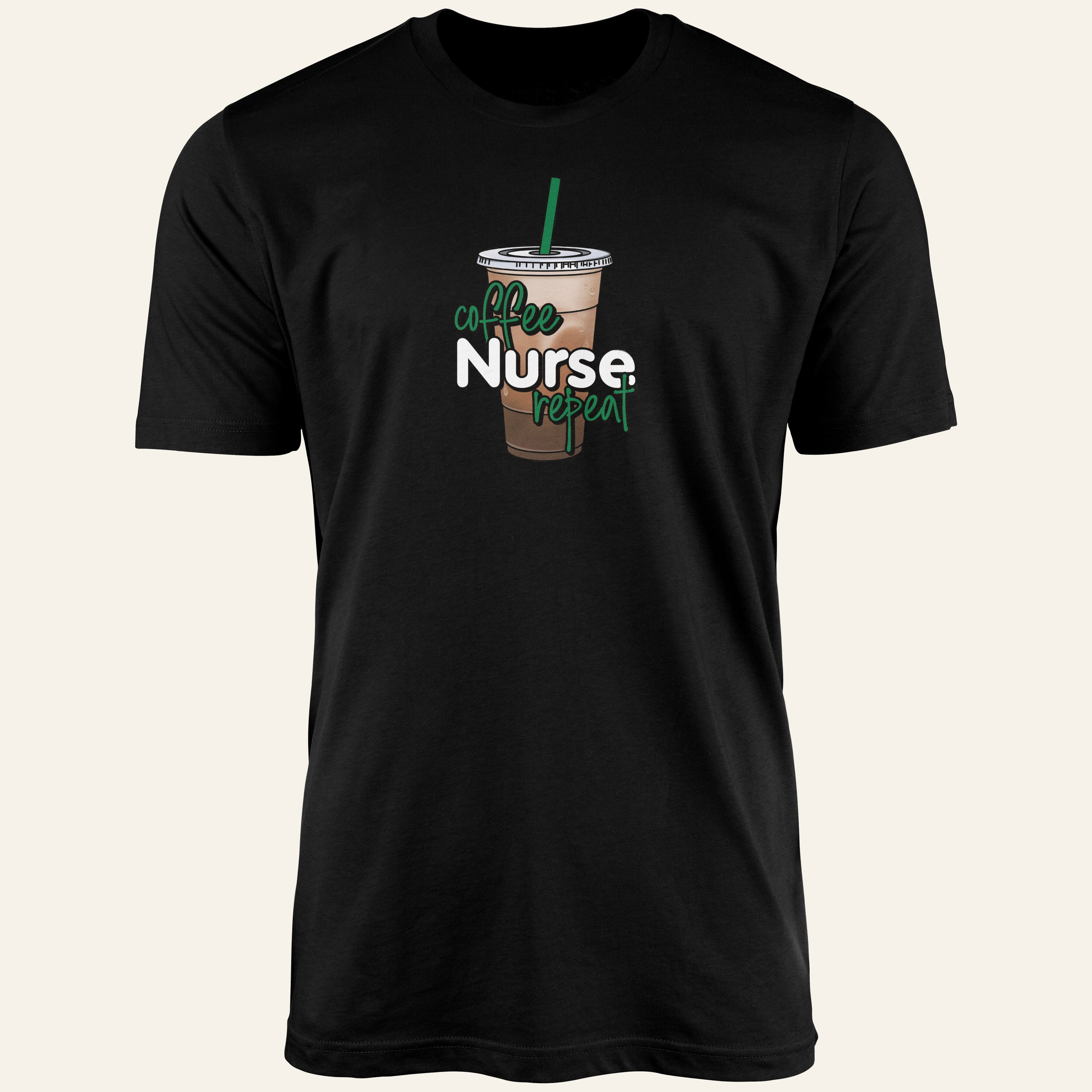Coffee Nurse Repeat - Short Sleeve Shirt