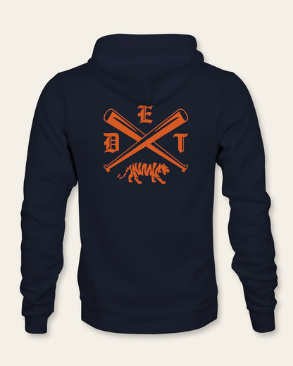 DET Batter Up - Navy Hoodie