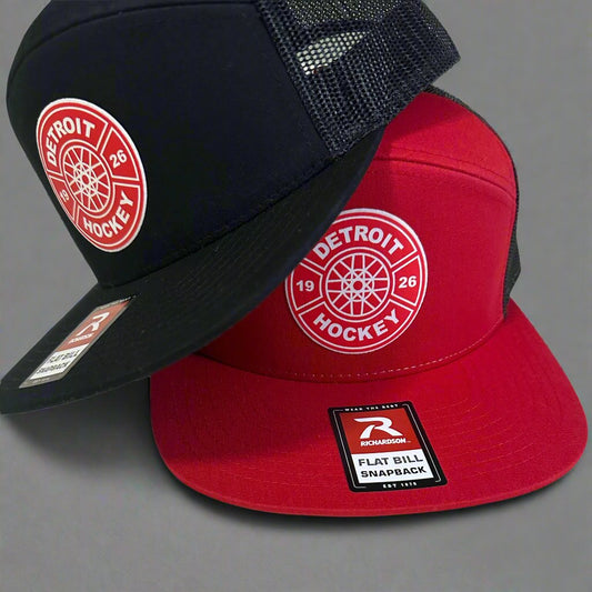 Detroit Hockey Wheel - Snapback Hat