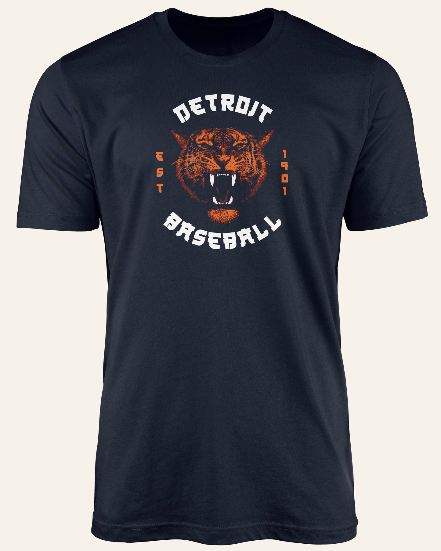 Detroit Baseball Roar - Navy Shirt