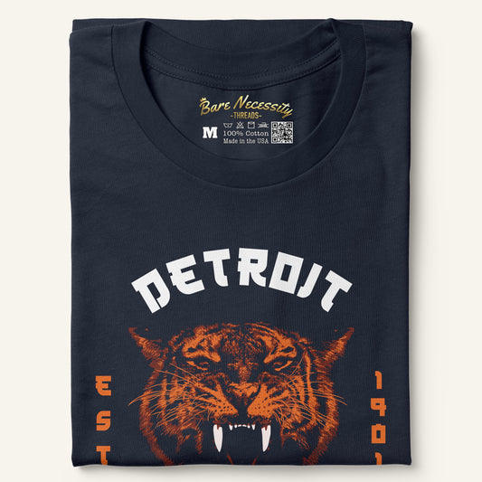 Detroit Baseball Roar - Navy Shirt