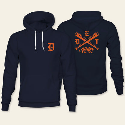 DET Batter Up - Navy Hoodie