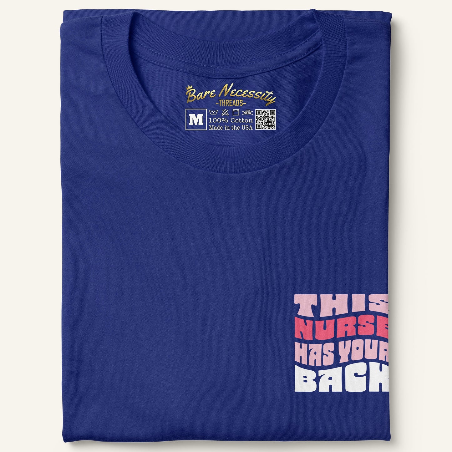 This Nurse Has Your Back - Short Sleeve Shirt (front and back print)