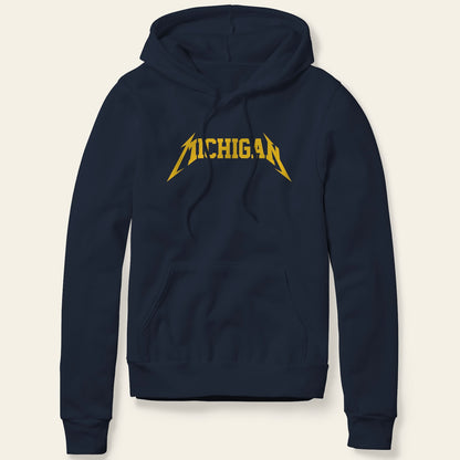 Maize and Blue Michigan Fleece Hoodie