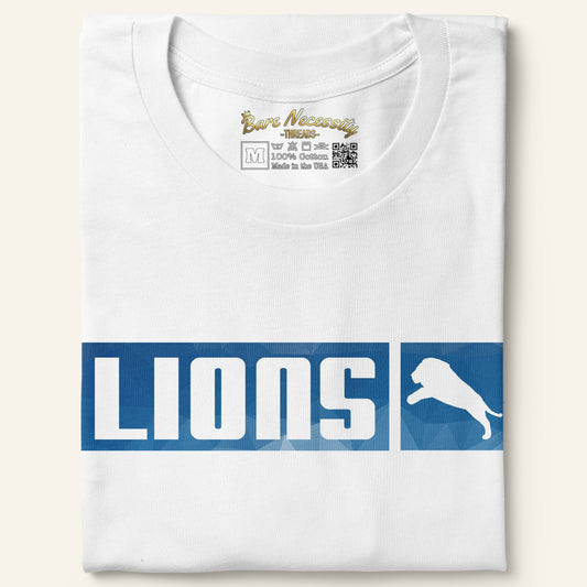 Lions Prism - White Short Sleeve T-Shirt