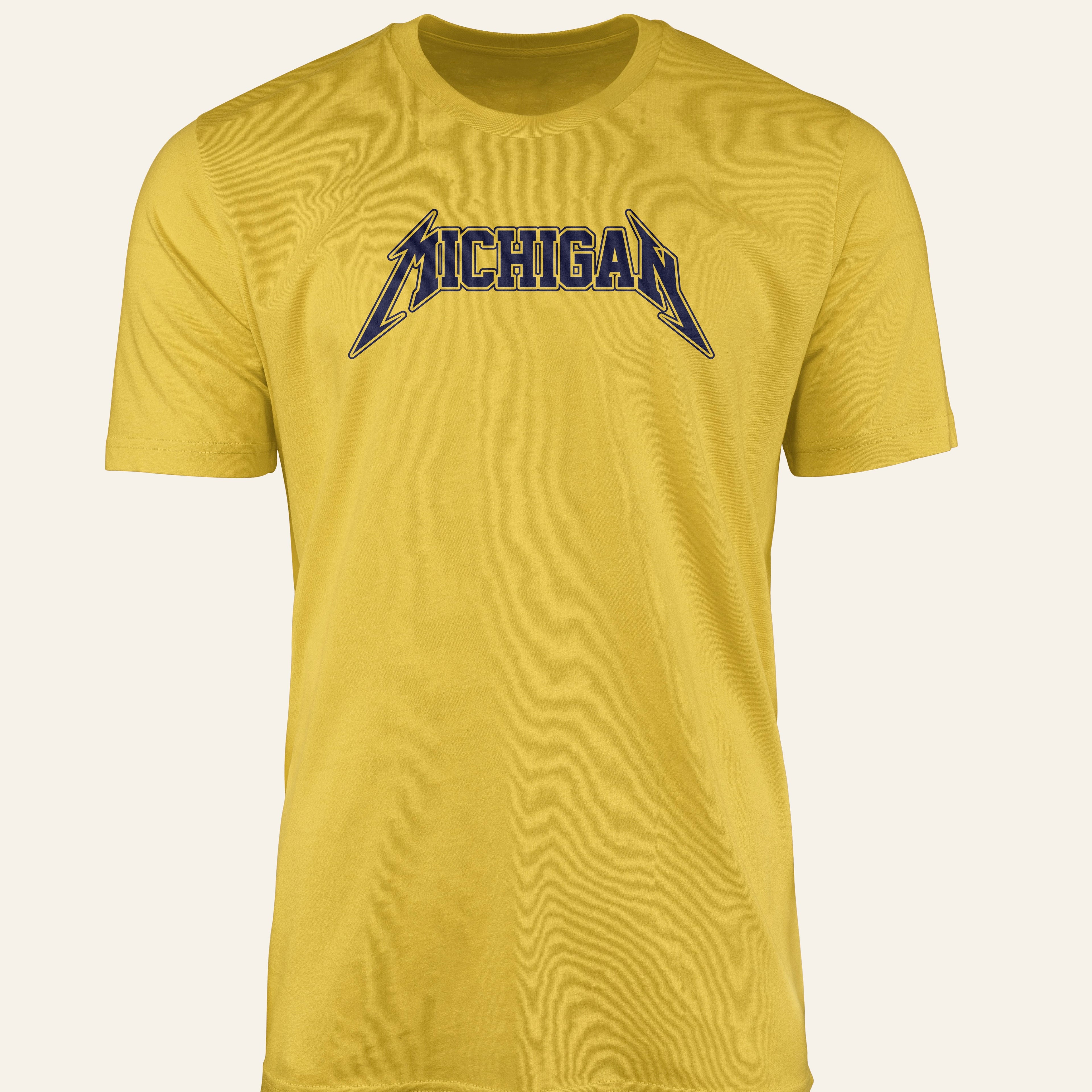 Maize and Blue Michigan - Maize Short Sleeve Shirt