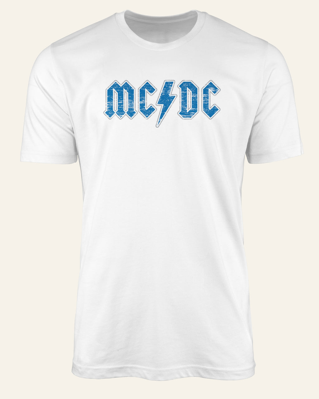 MC⚡️DC - White Short Sleeve T-Shirt