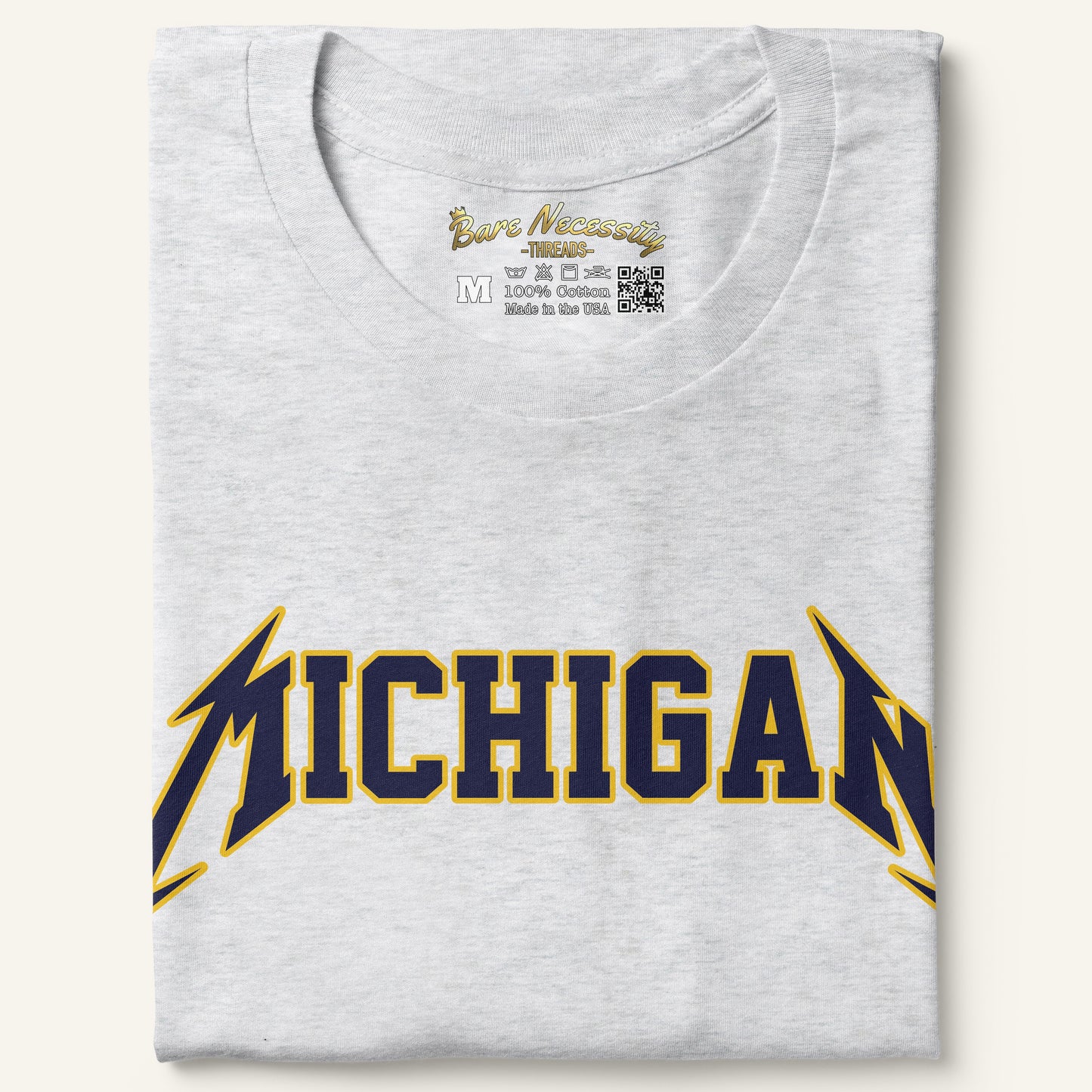 Michigan Maize & Blue - Short Sleeve Ash Shirt