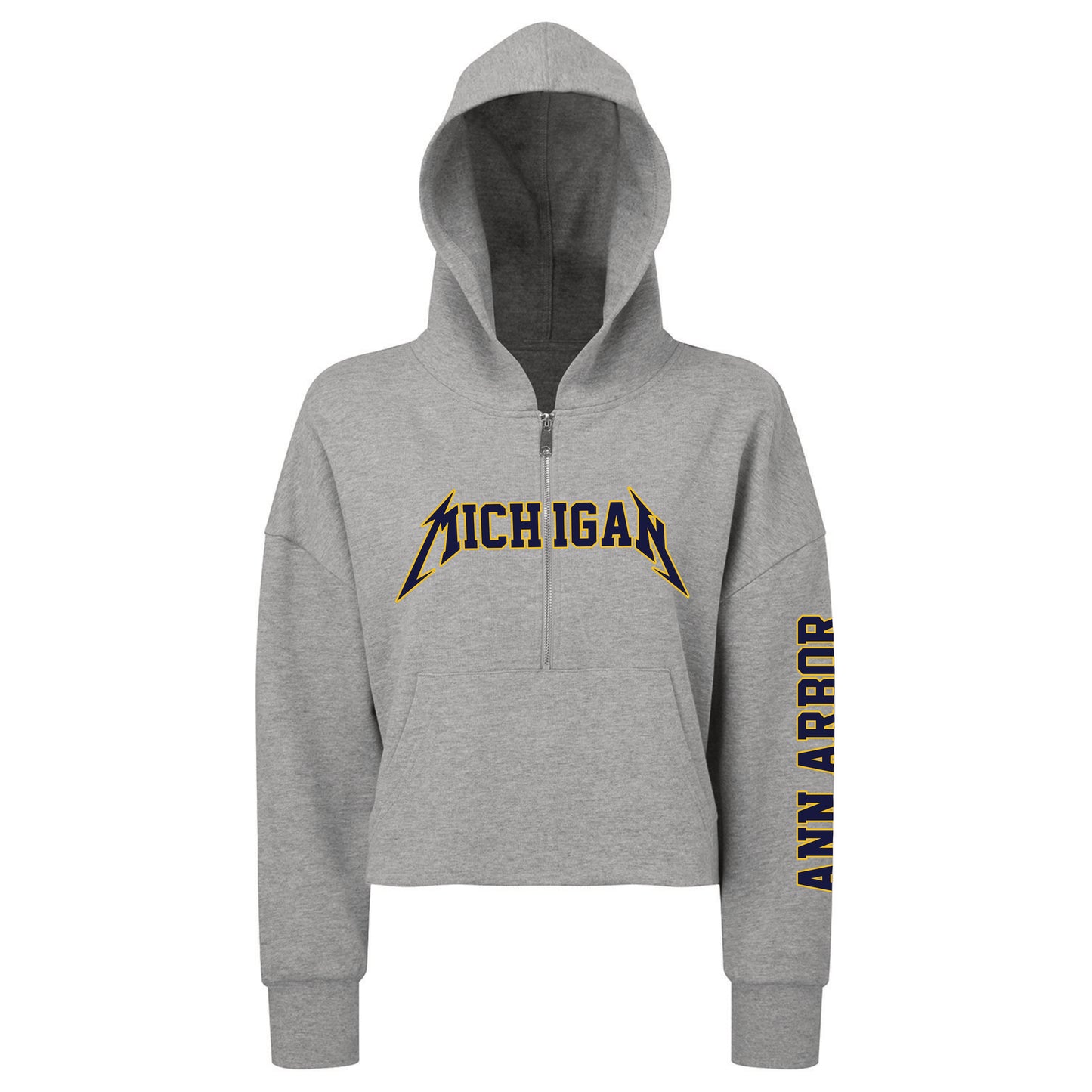 Ladies TriDri Michigan 1/2 Zip Oversized Hoodie Sweatshirt