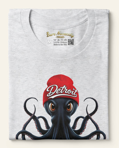 Detroit Octopus with Attitude - T-Shirt