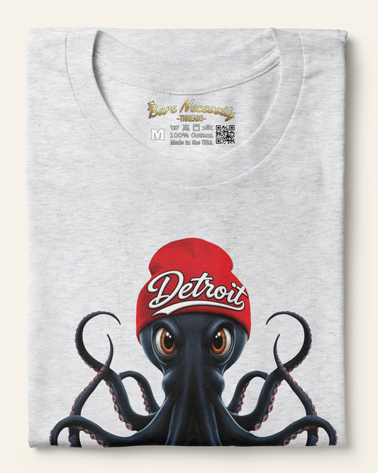 Detroit Octopus with Attitude - T-Shirt