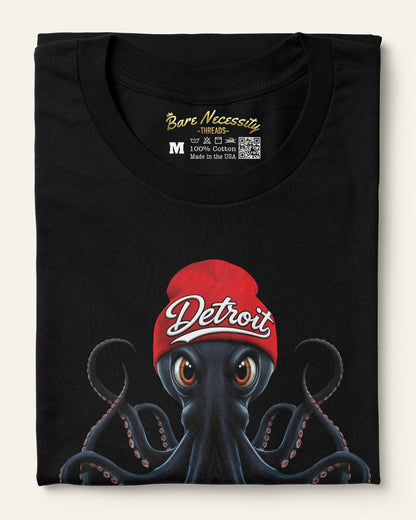 Detroit Octopus with Attitude - T-Shirt