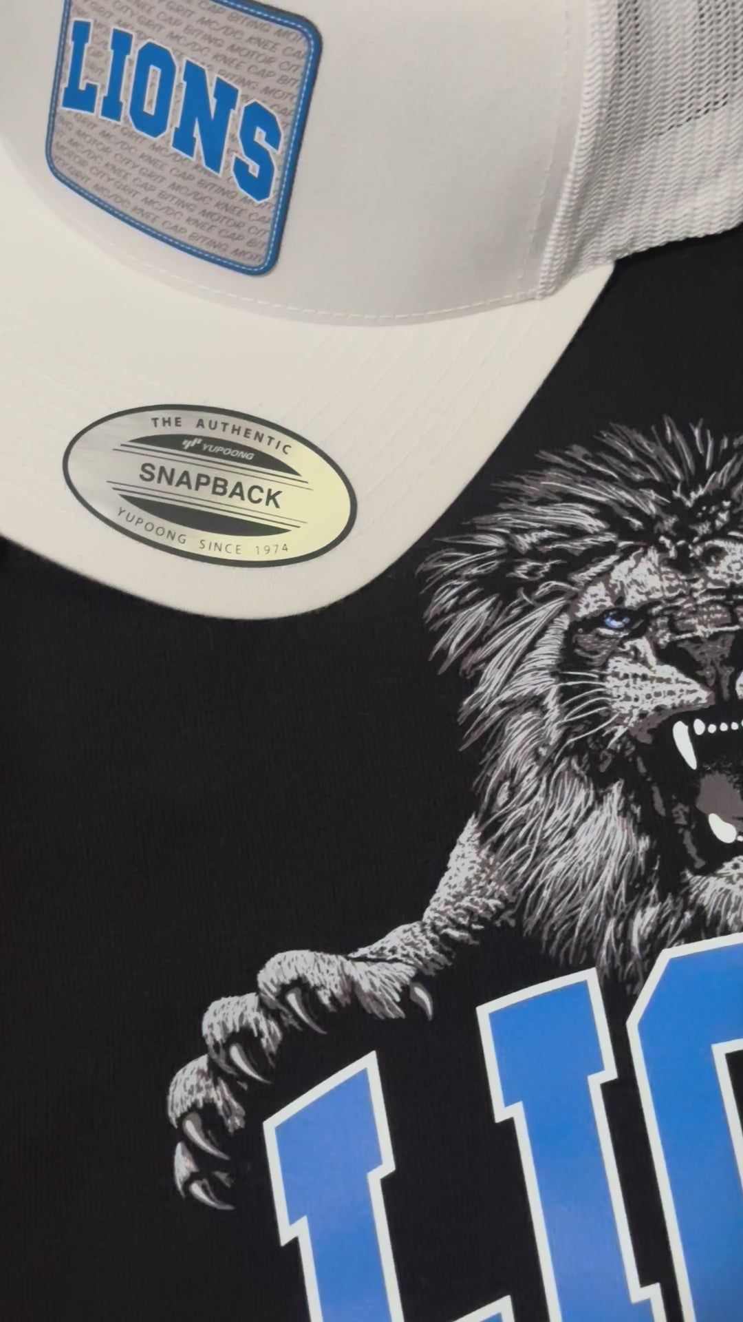Lions Restore the Roar - Black Fleece Crewneck