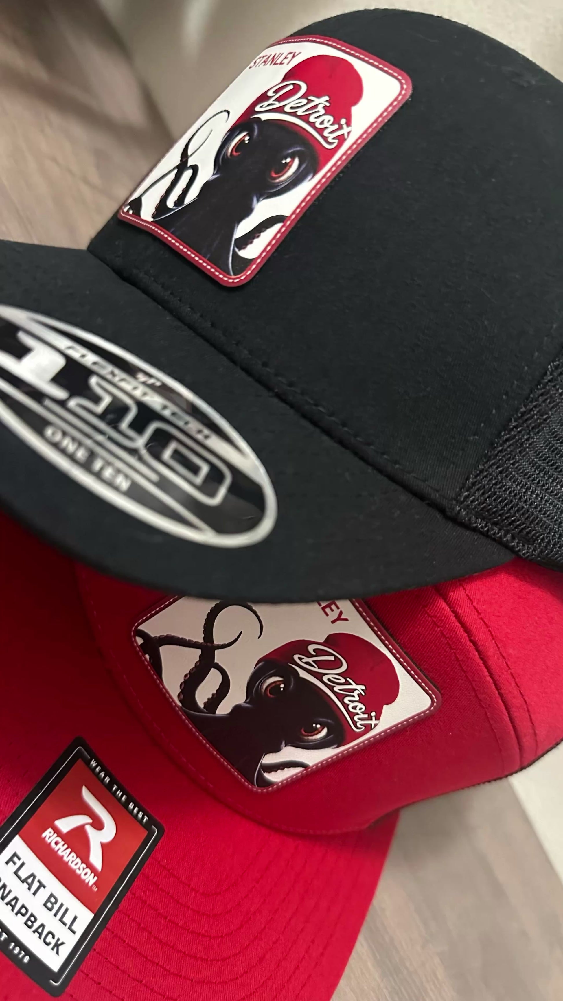 Stanley - The Octopus with Attitude Detroit Hockey - Hat