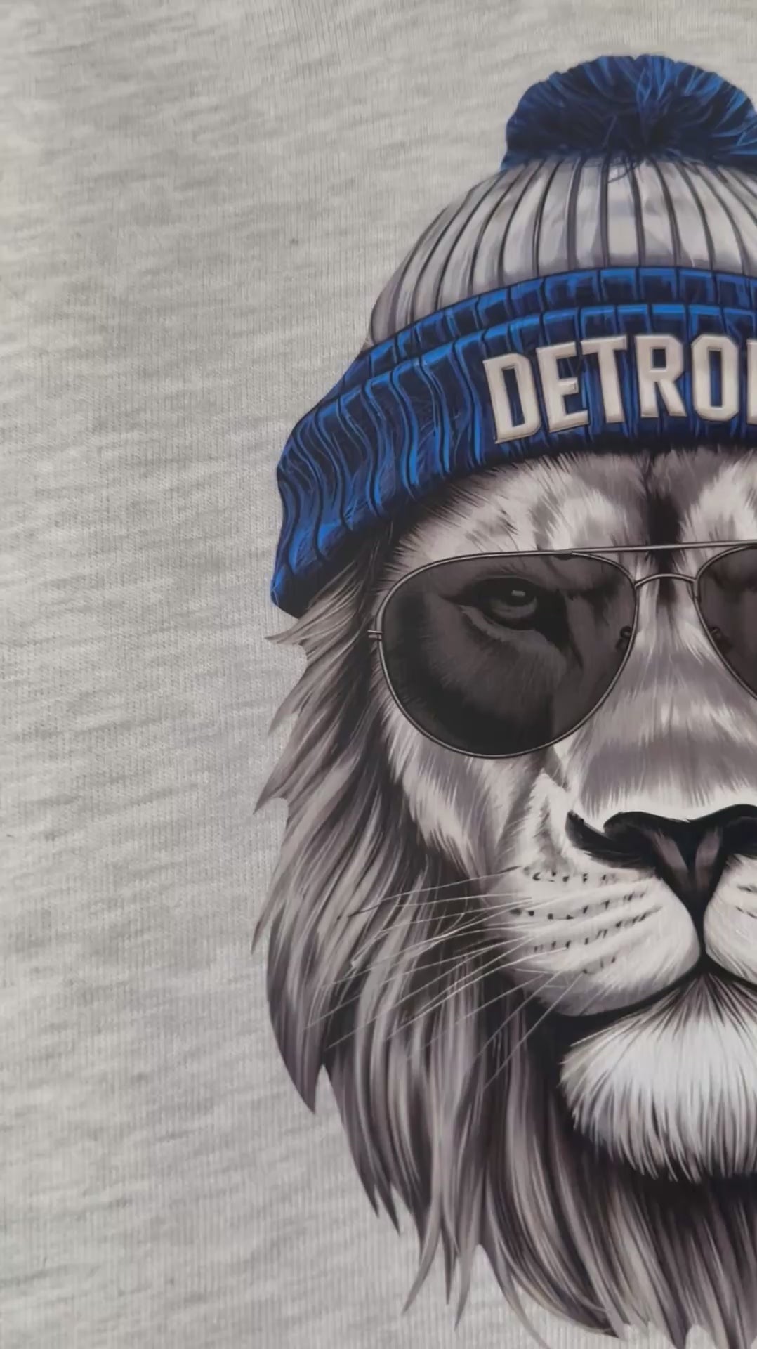 Detroit Gritty Lion - Fleece Hoodie