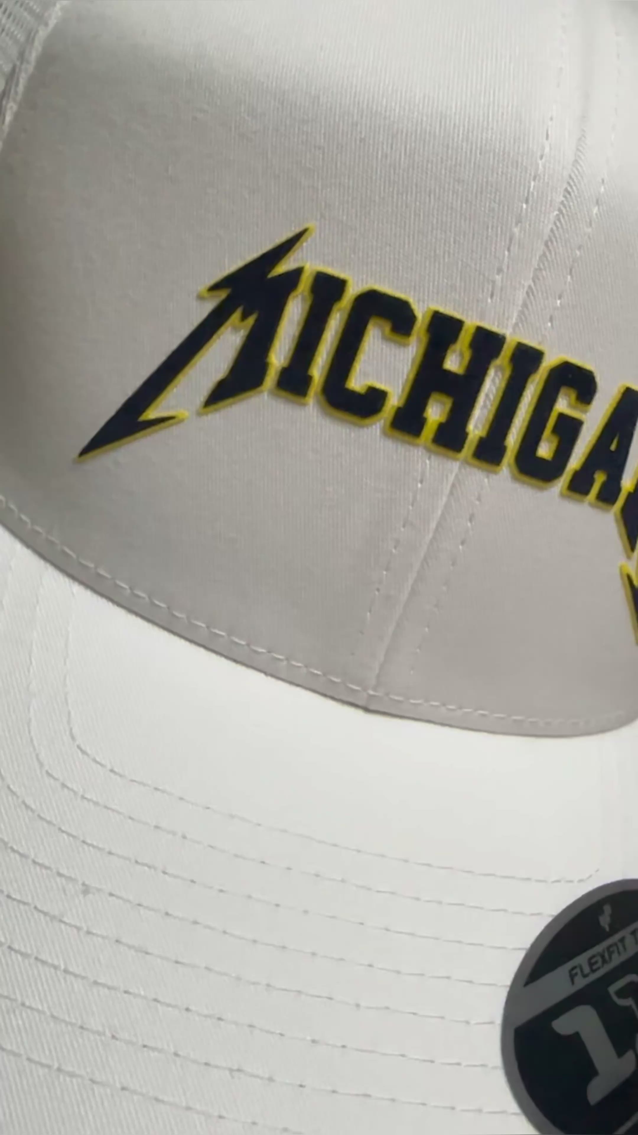 Michigan - Navy Flexfit 110 Snapback Hat