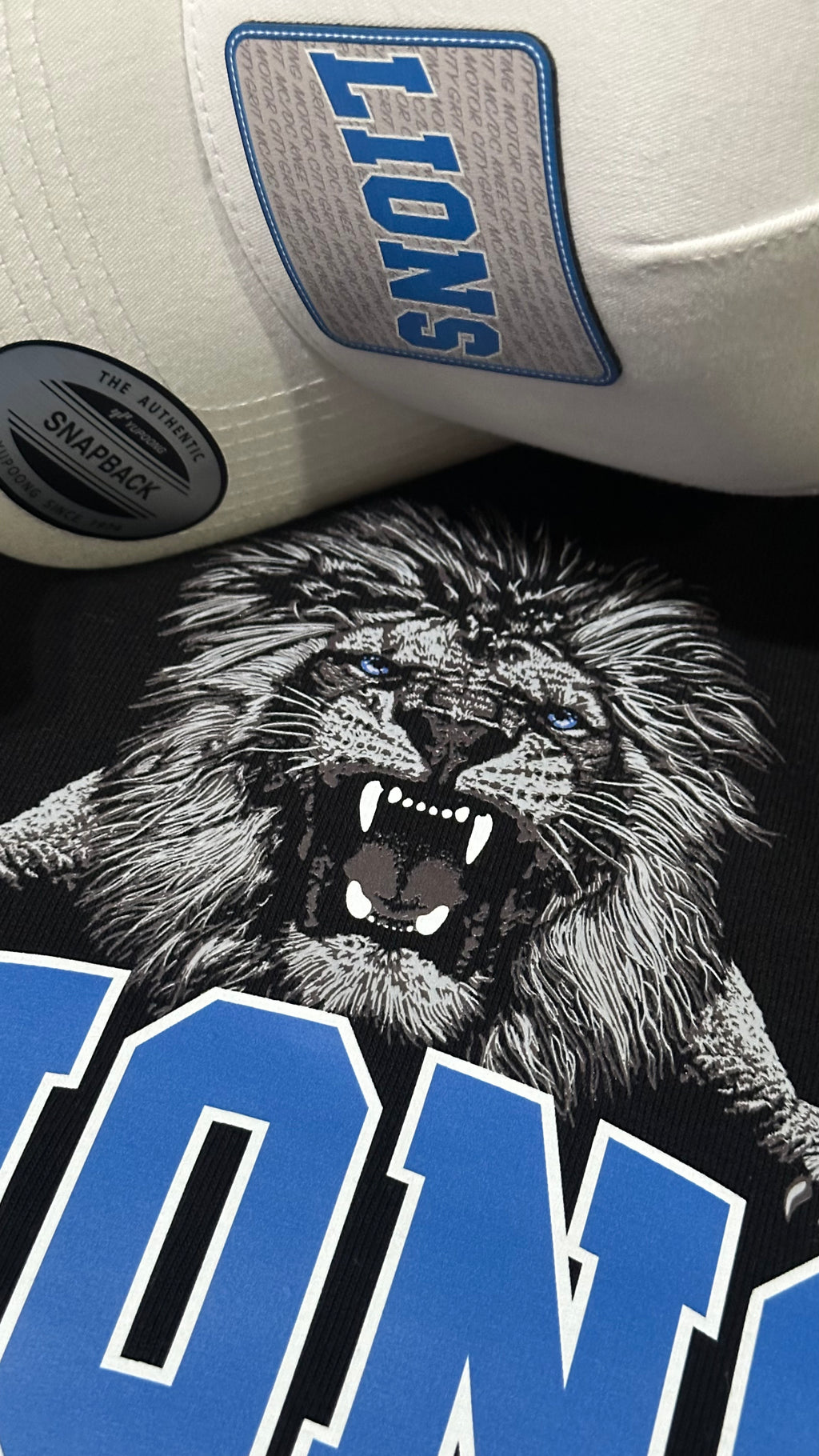 Lions Restore the Roar - Black Fleece Crewneck
